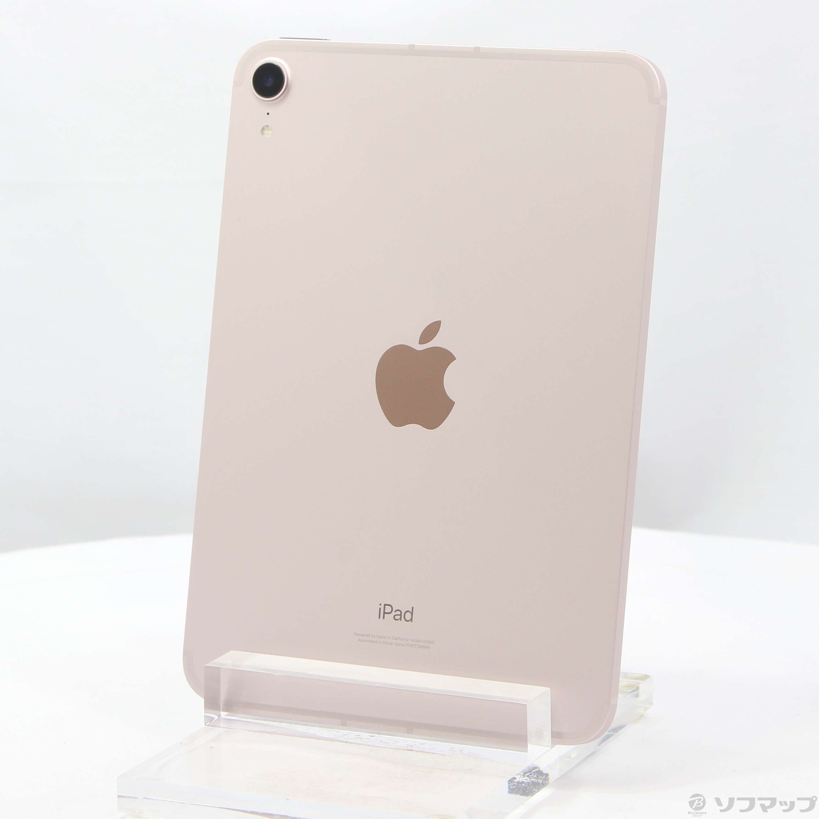 中古】iPad mini 第6世代 256GB ピンク MLX93J／A SoftBankロック解除