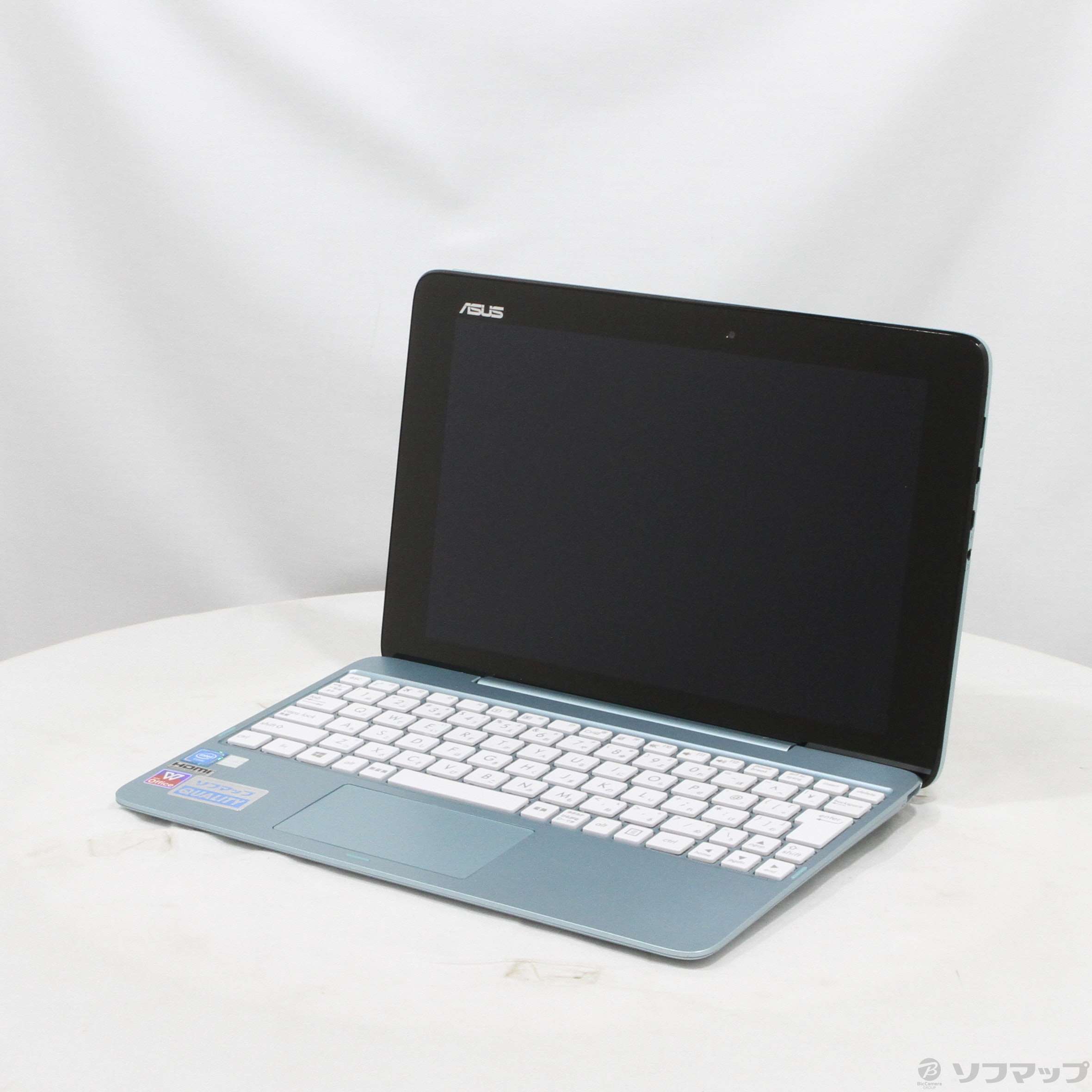 中古】TransBook T100HA T100HA-BLUE アクアブルー 〔Windows 10〕 ［Atom x5-Z8500  (1.44GHz)／10.1インチワイド／2GB／ストレージ64GB］ [2133057576889] -  法人専用リコレ！|ソフマップの法人専用中古通販サイト