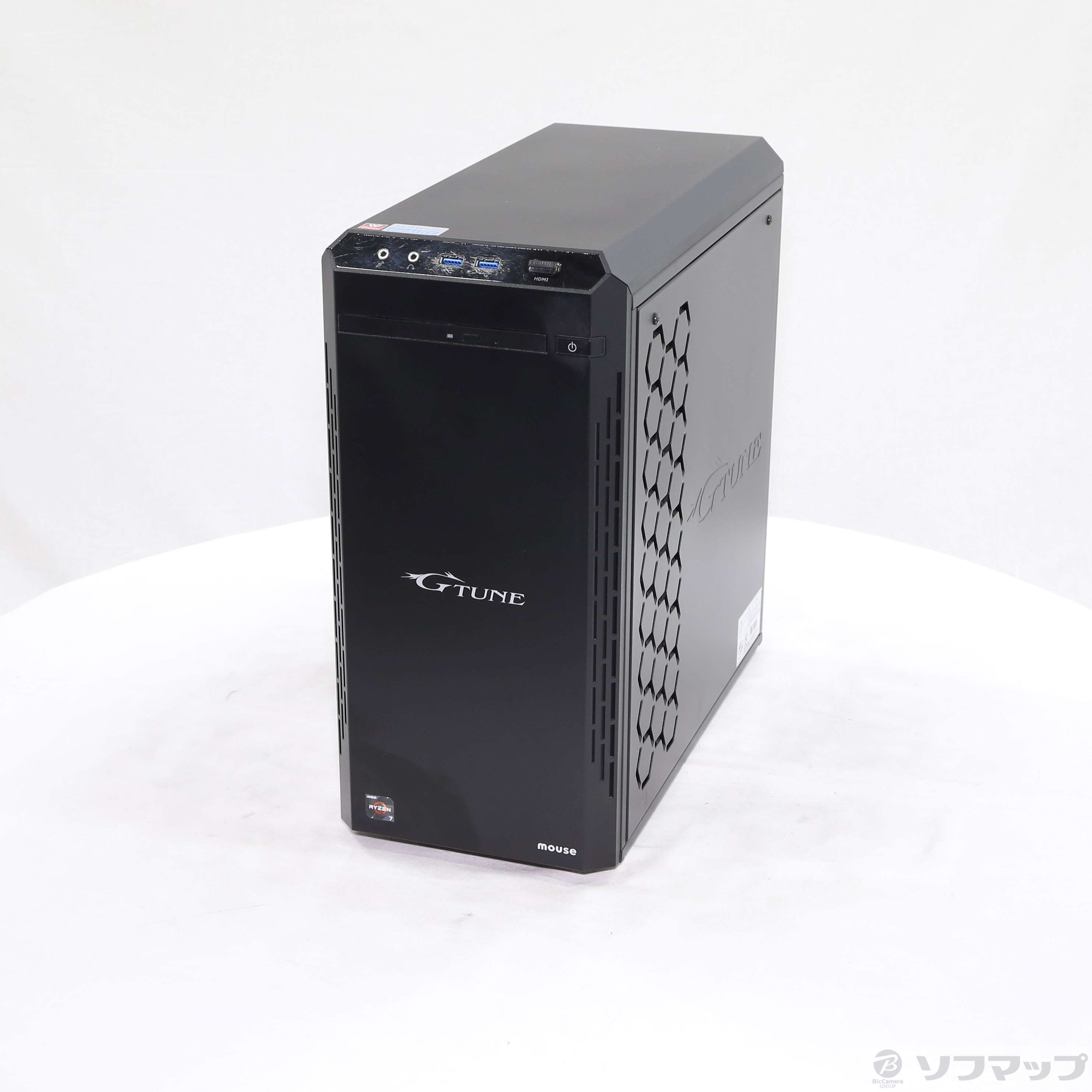 中古】G-Tune NG-am550GA1-SE-EX7 〔Windows 10〕 ［Ryzen-7-1700 (3GHz)／16GB／HDD2TB／ SSD480GB／GeForce GTX 1070(8GB)／］ [2133057962293] - リコレ！|ビックカメラグループ  ソフマップの中古通販サイト