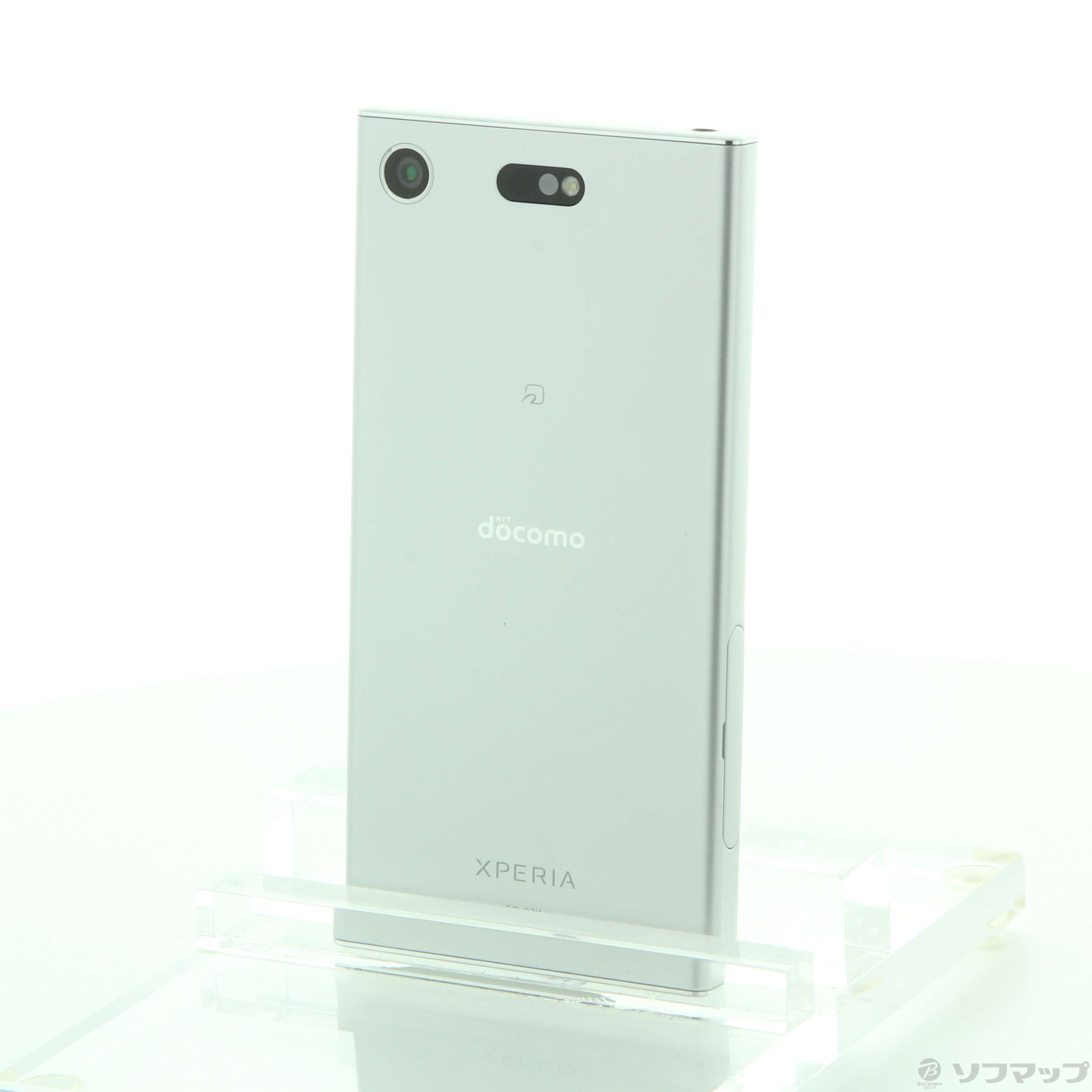 中古】Xperia XZ1 Compact 32GB ホワイトシルバー SO-02K docomoロック