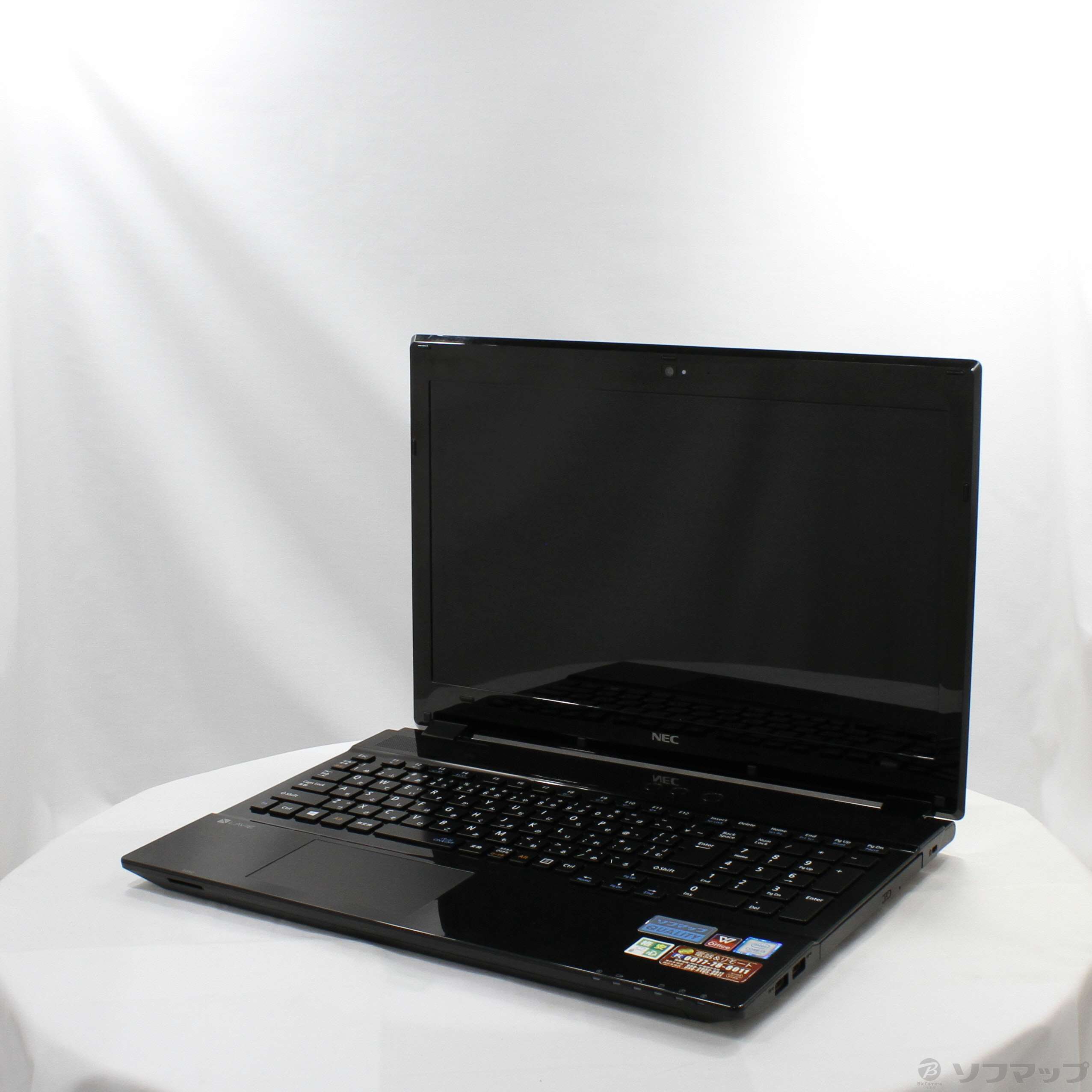 中古ノートPC おとなし NEC LS350ES1W i3 新品SSD240G Win10