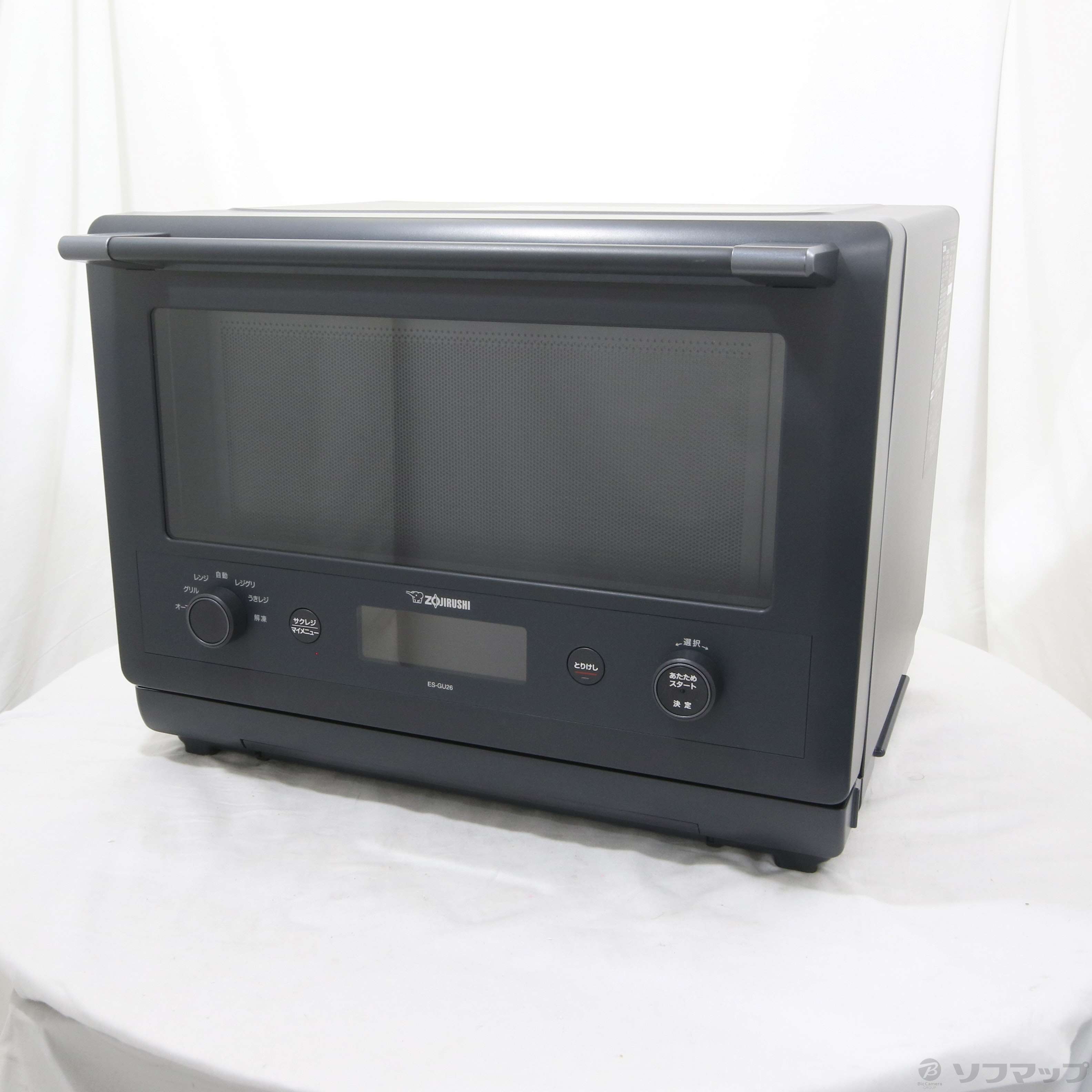 【中古】〔展示品〕 オーブンレンジ EVERINO(エブリノ) スレートブラック ES-GU26 ［26L］ [2133058323833] -  リコレ！|ビックカメラグループ ソフマップの中古通販サイト