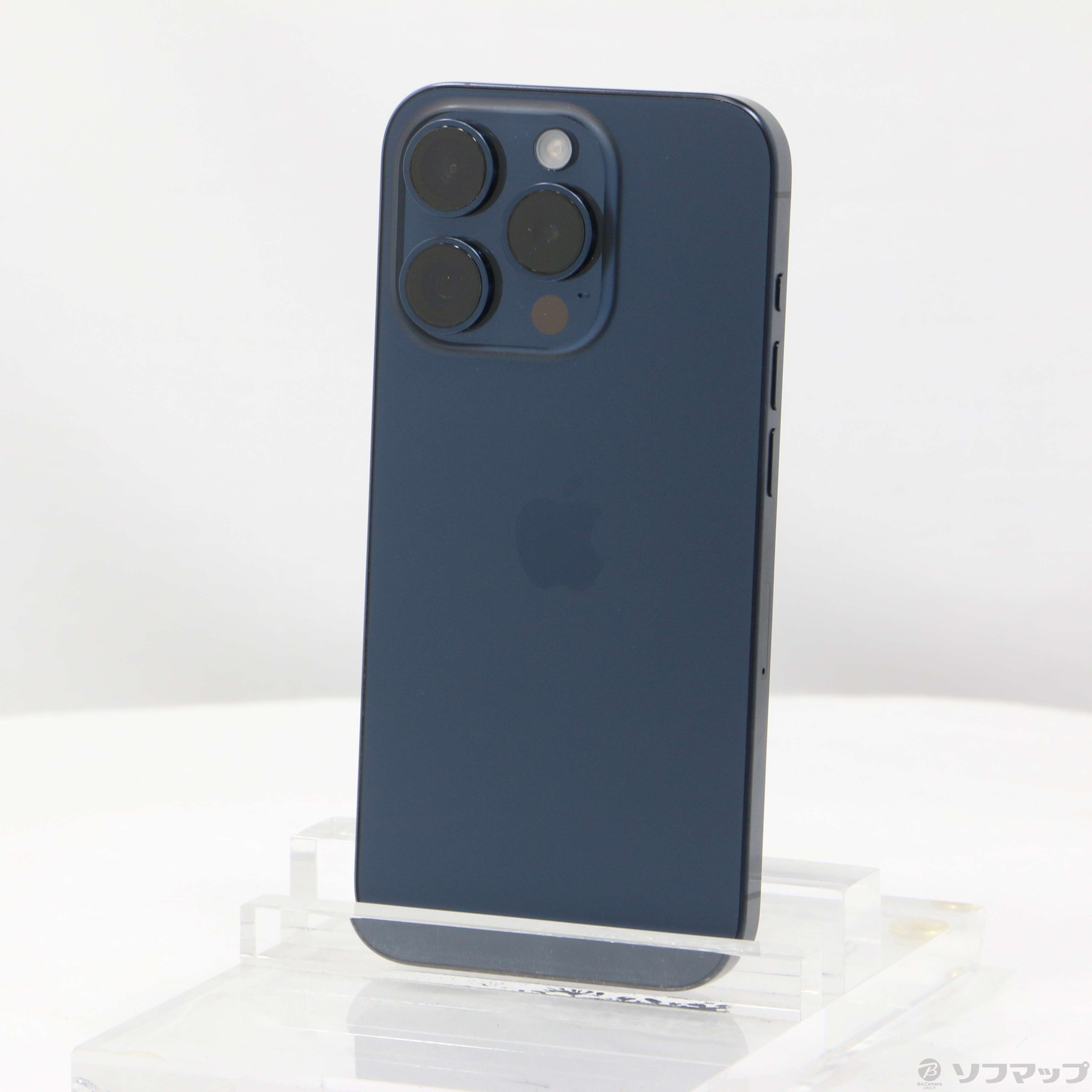 期間限定セール 中古】iPhone15 SIM MTUG3J／A ブルーチタニウム 256GB Pro スマートフォン本体