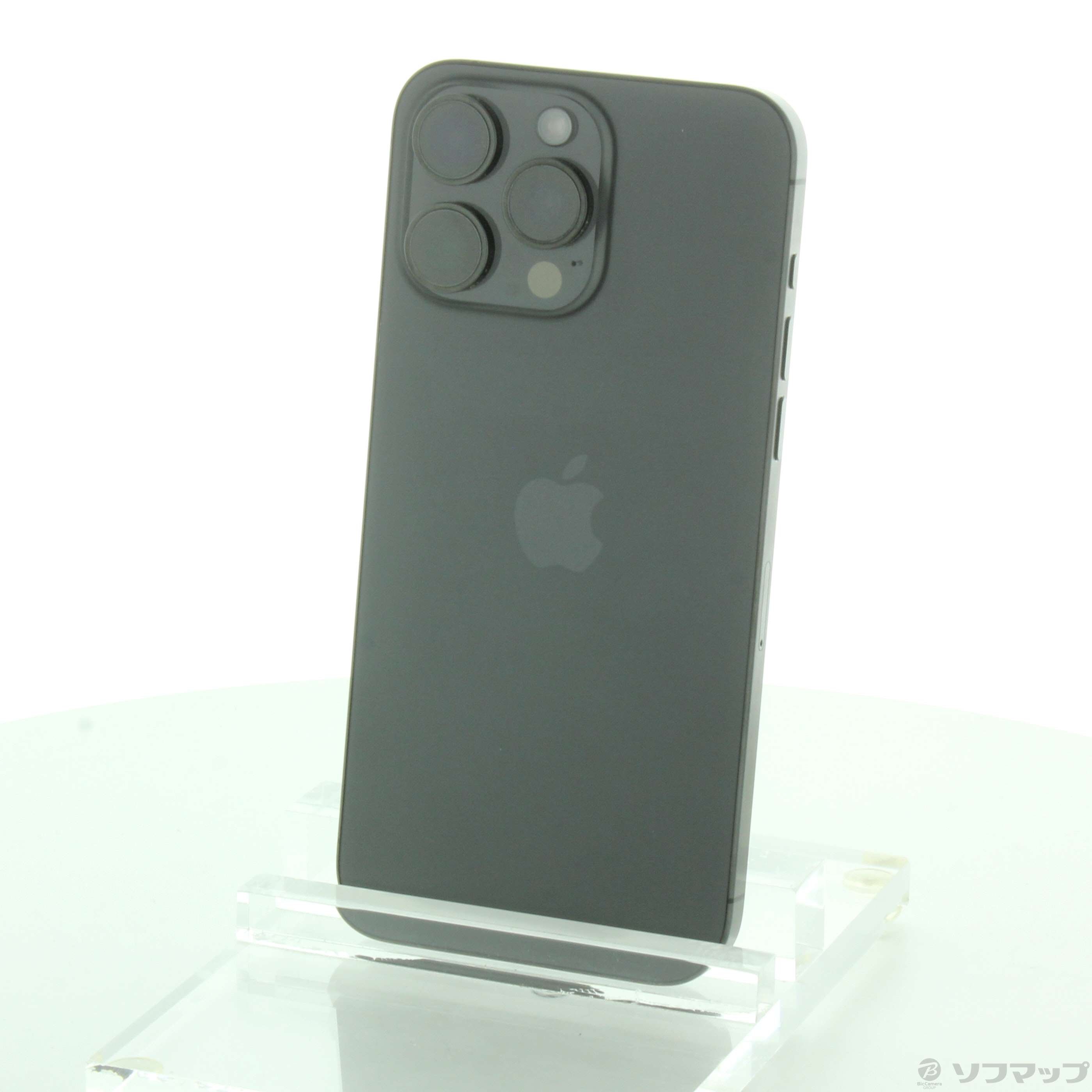 中古】iPhone15 Pro Max 256GB ブラックチタニウム MU6P3J／A