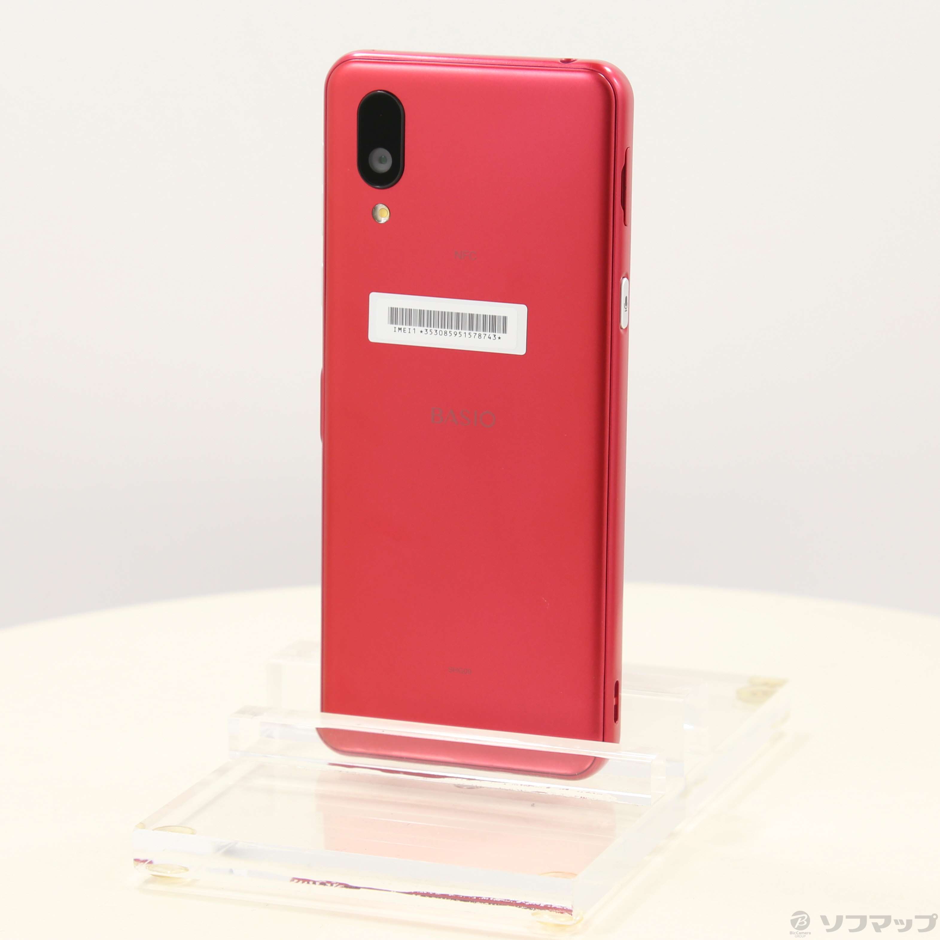 SHARP BASIO active SHG09 レッド　64GB SIMフリー ゲオ公式通販サイト/ゲオオンラインストア【中古】【安心保証