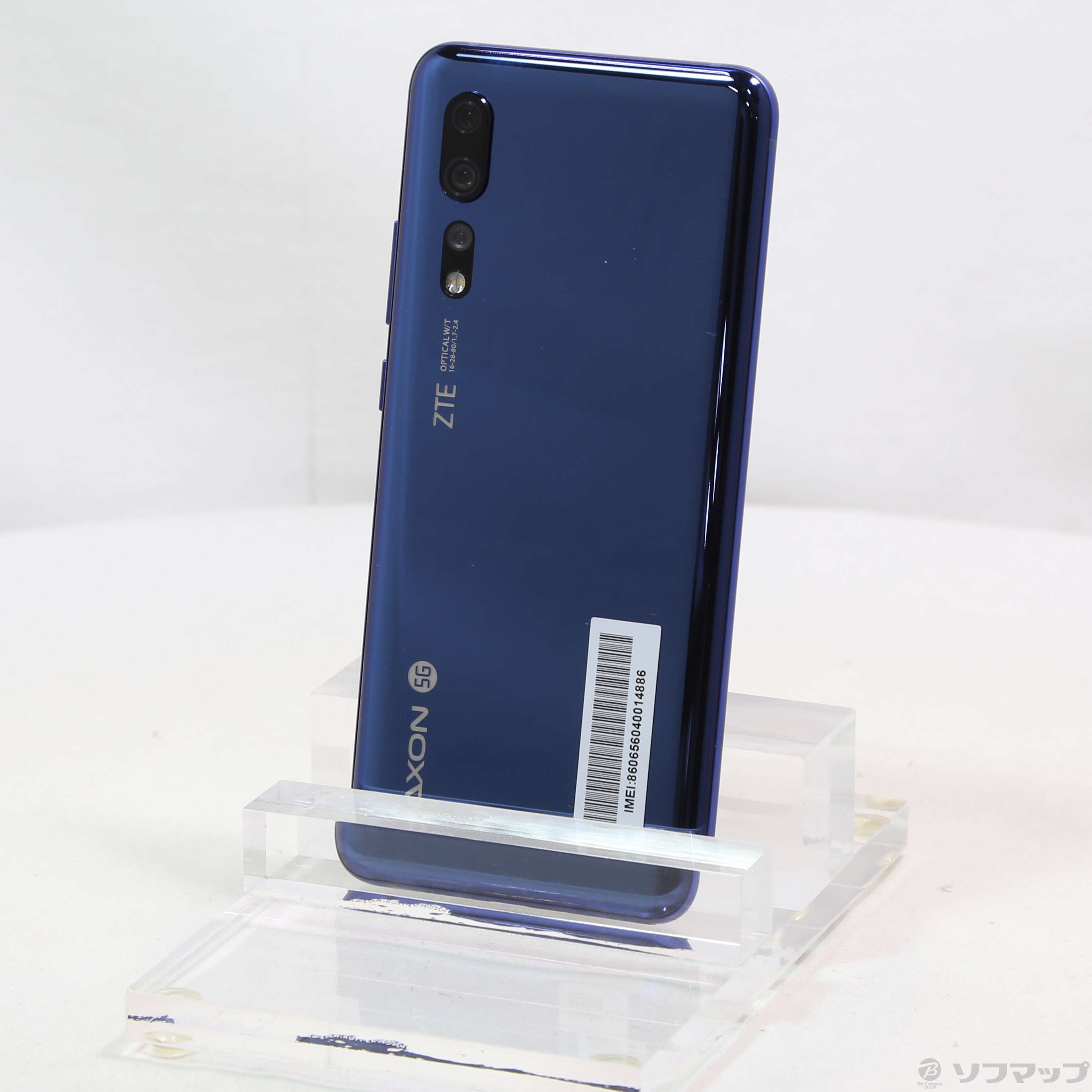 REMIO　オリジナル作品　2019年 中古】Axon 10 Pro 5G 128GB ブルー SoftBank 〔ネットワーク