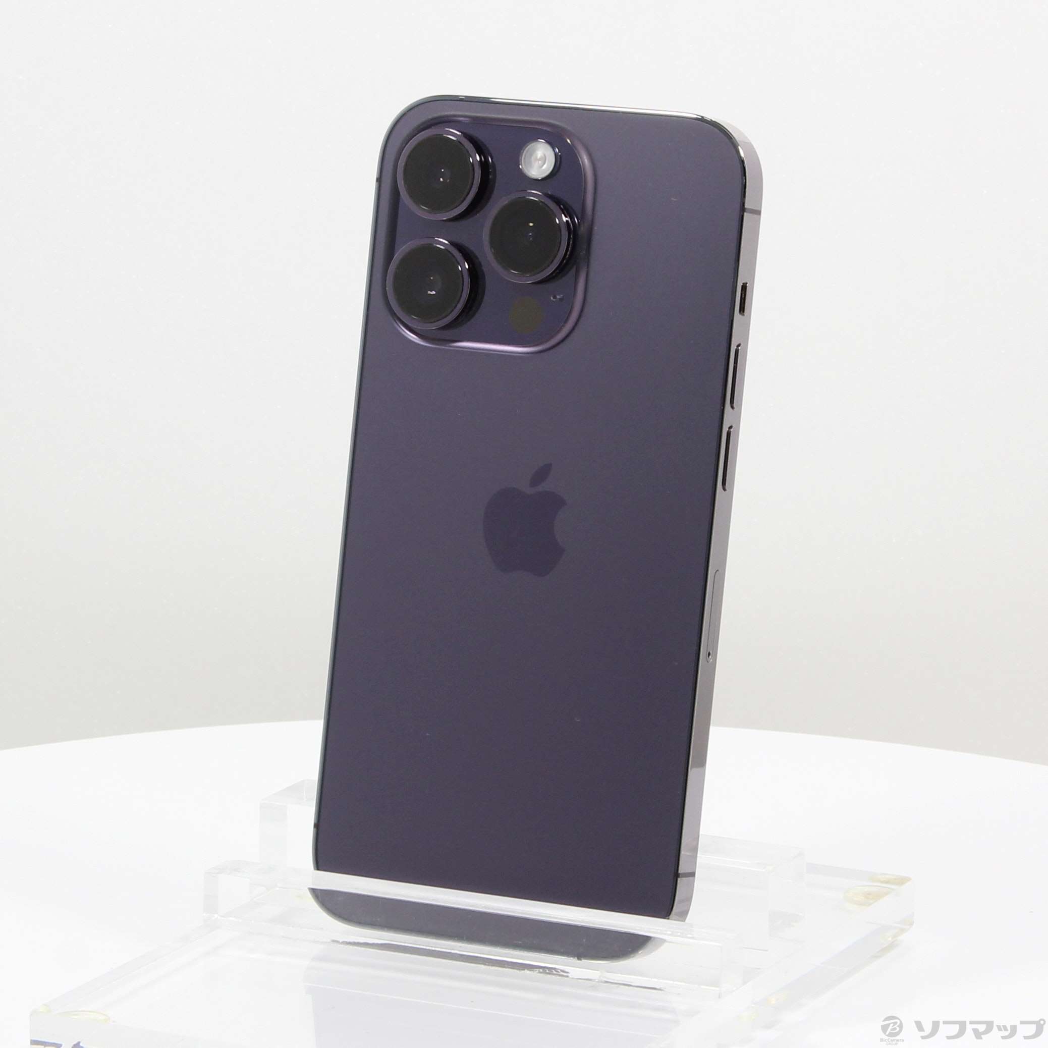 中古】iPhone14 Pro 256GB ディープパープル MQ1E3J／A SIM