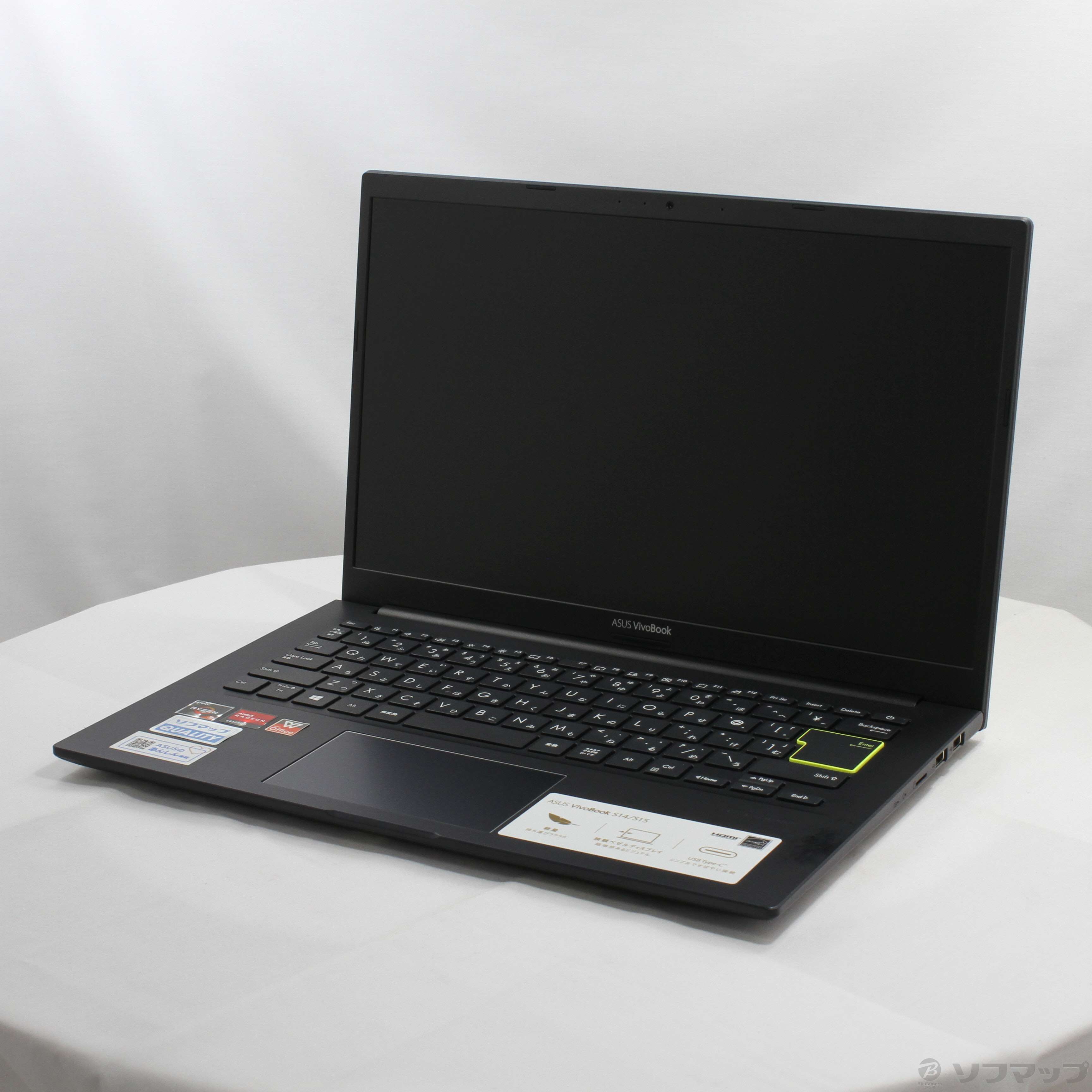 【中古】VivoBook 14 M413DA M413DA-EB502RA ビスポークブラック 〔Windows 10〕  [2133059264494] - リコレ！|ビックカメラグループ ソフマップの中古通販サイト