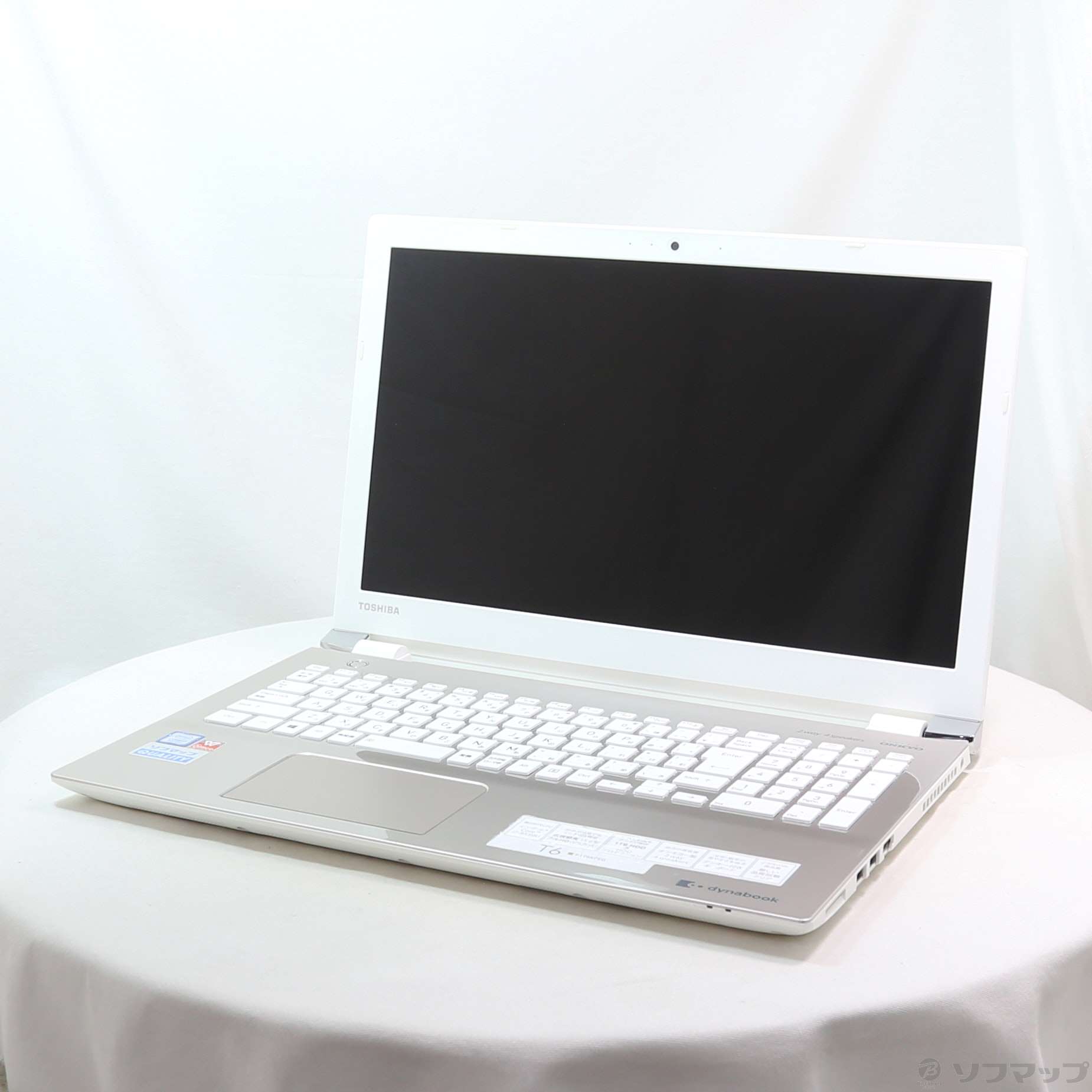 中古】dynabook T6 P1T6KPEG サテンゴールド 〔Windows 10