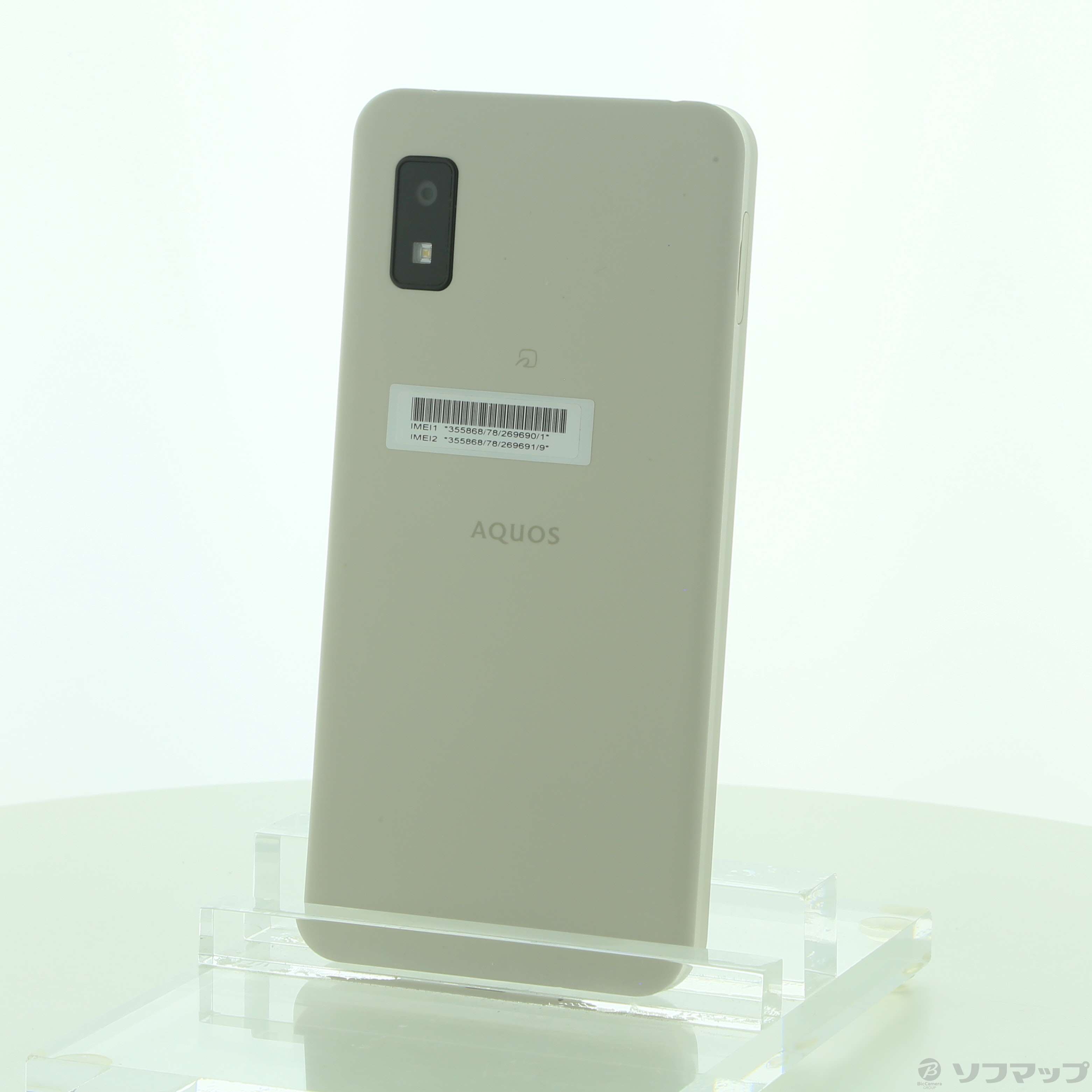 AQUOS wish A104SH 本体 アイボリー 64GB 中古】AQUOS wish 64GB アイボリー A104SH Y!mobile SIMフリー