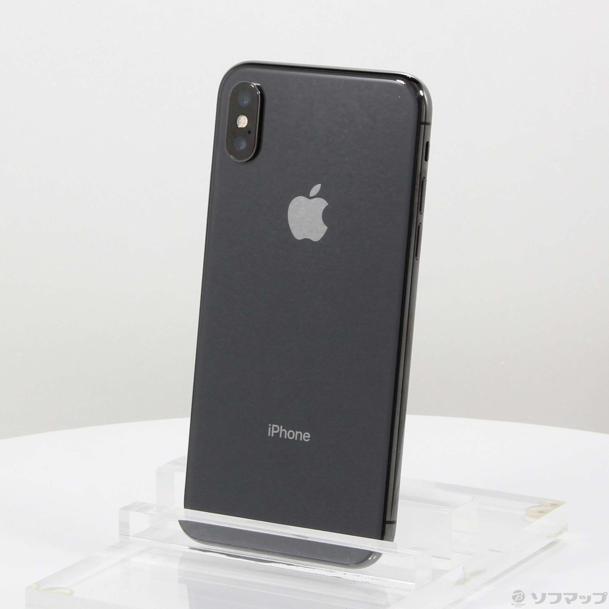 中古】iPhoneX 256GB スペースグレイ MQC12J／A SoftBank