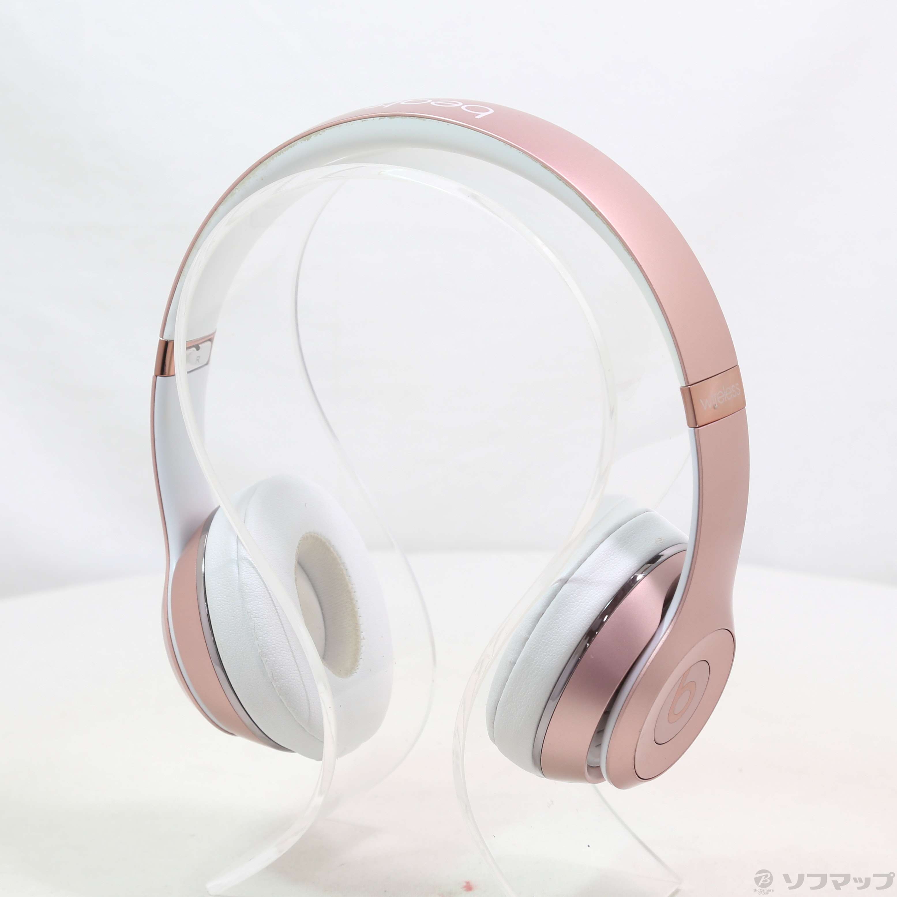 中古】Beats Solo3 Wireless ローズゴールド MX442PA／A