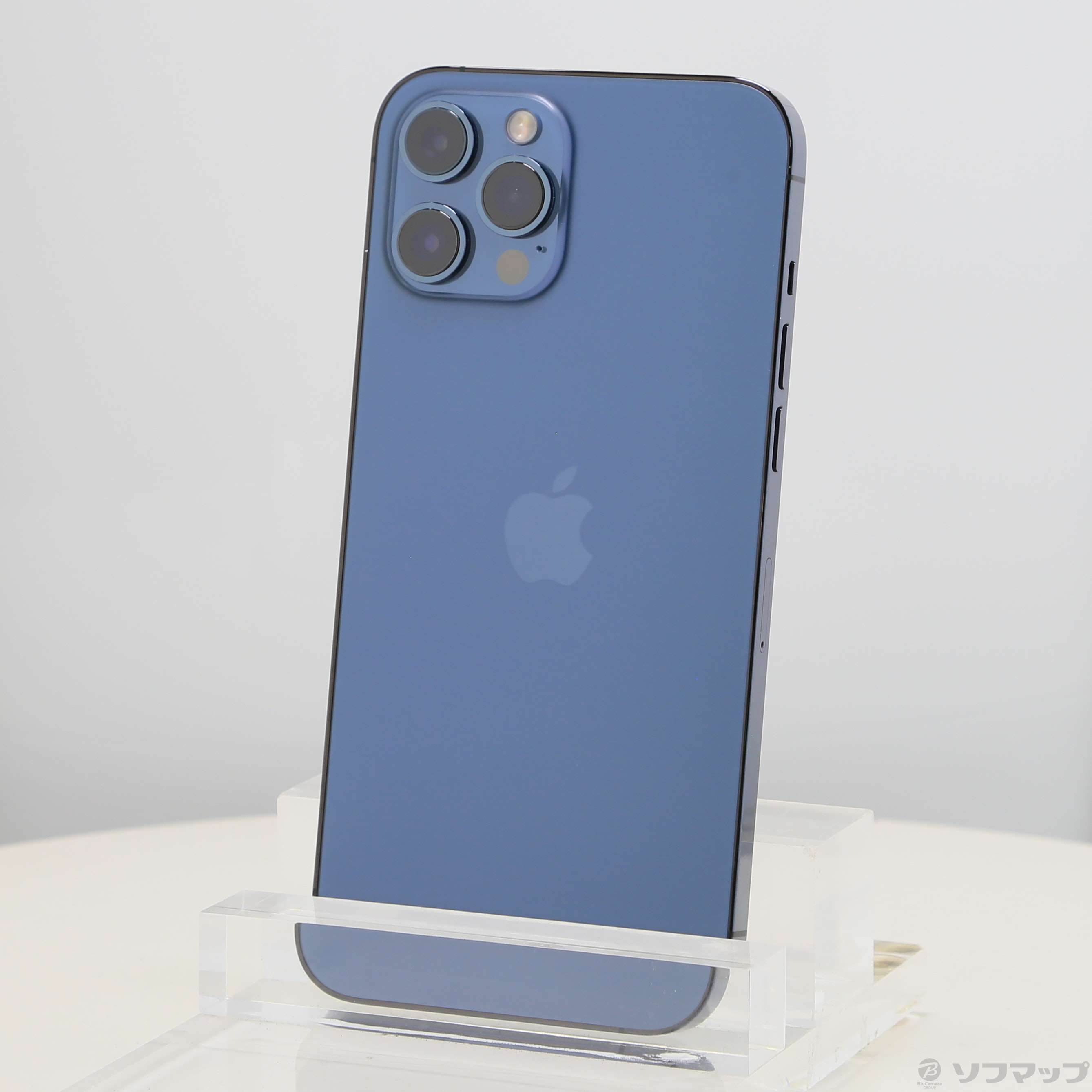 中古】iPhone12 Pro Max 128GB パシフィックブルー MGCX3J／A SIM