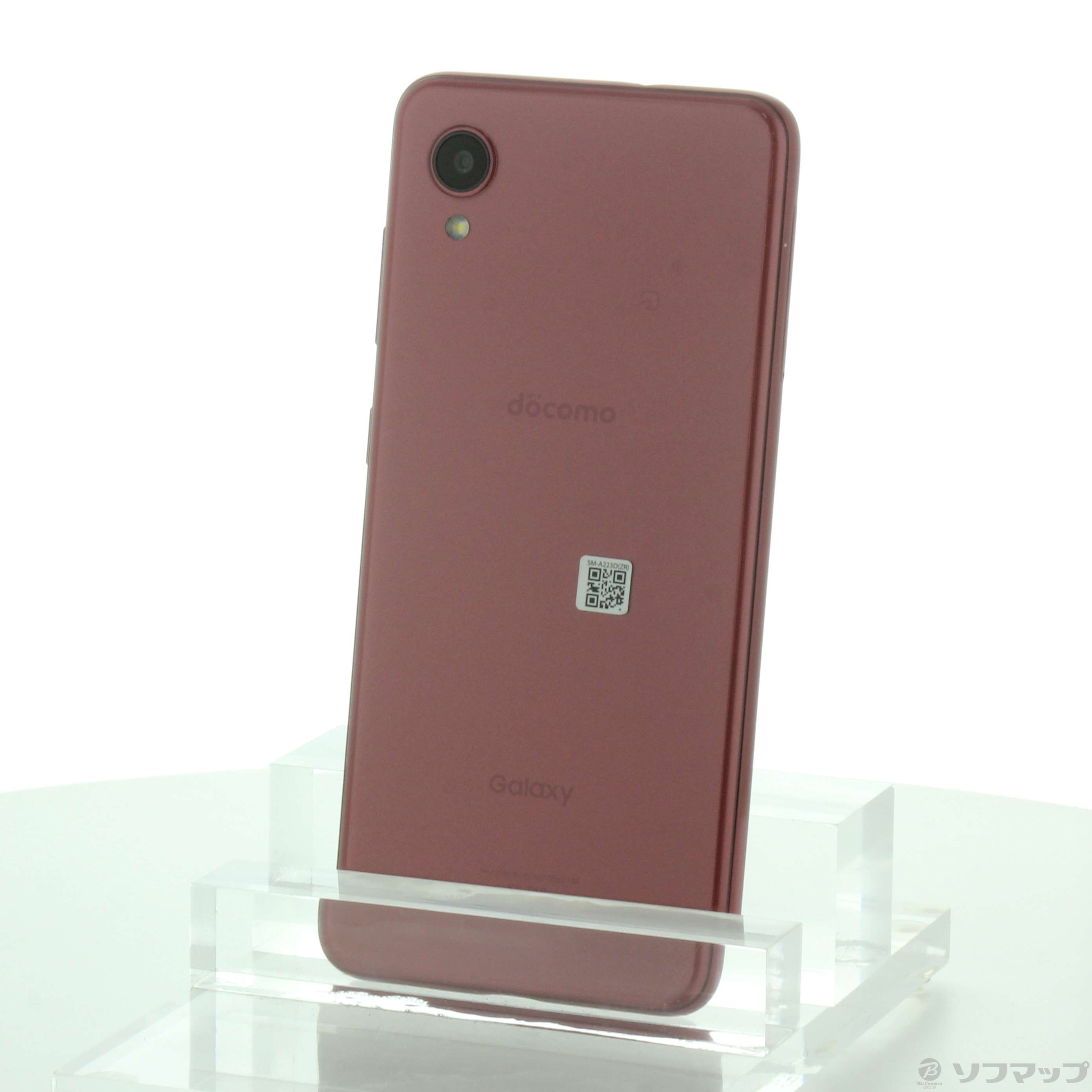 中古】Galaxy A22 5G 64GB レッド SC-56B docomo SIMフリー