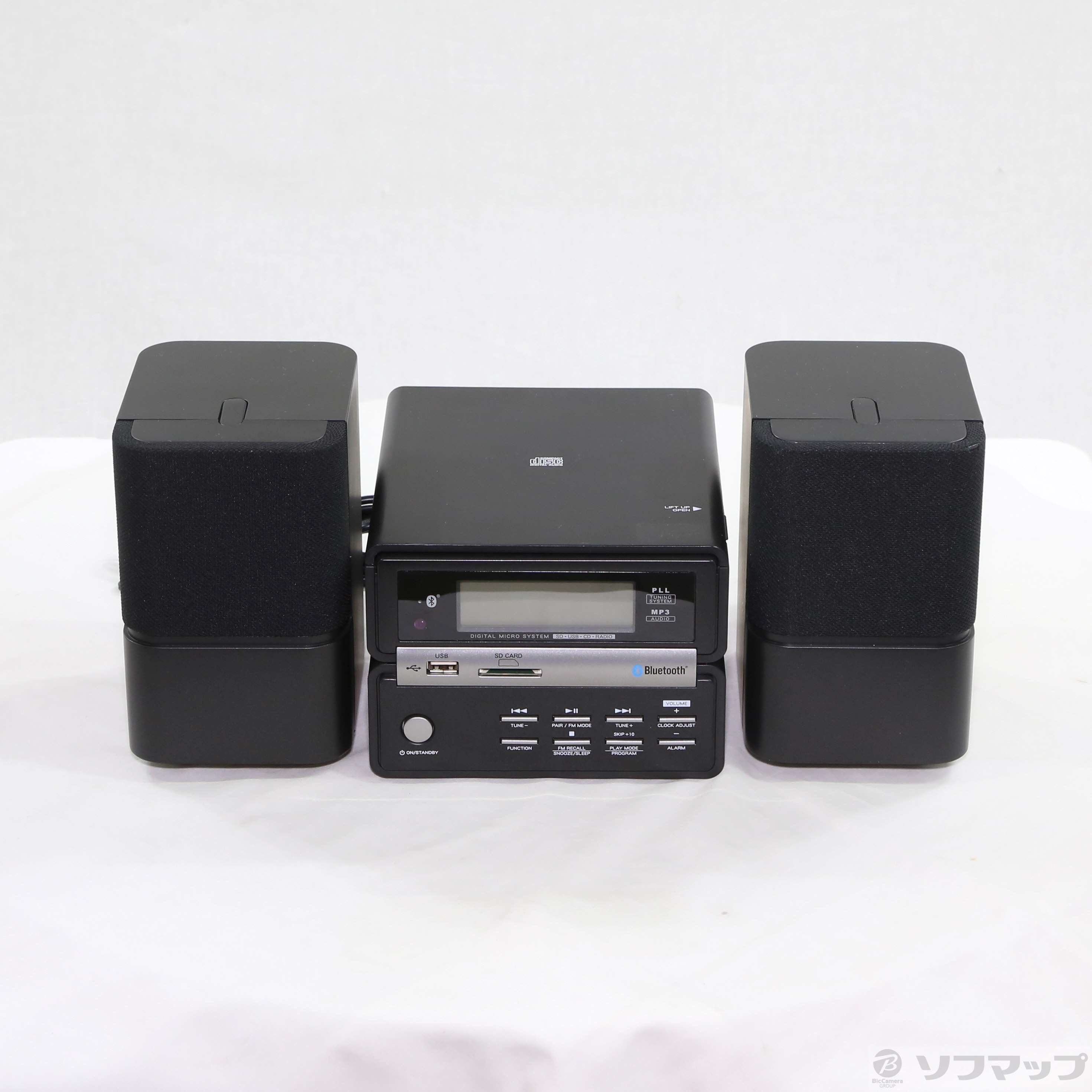 完璧主義 中古】ミニコンポ XR-BU30B ブラック [2133061771898] - リコレ ラジオ・コンポ