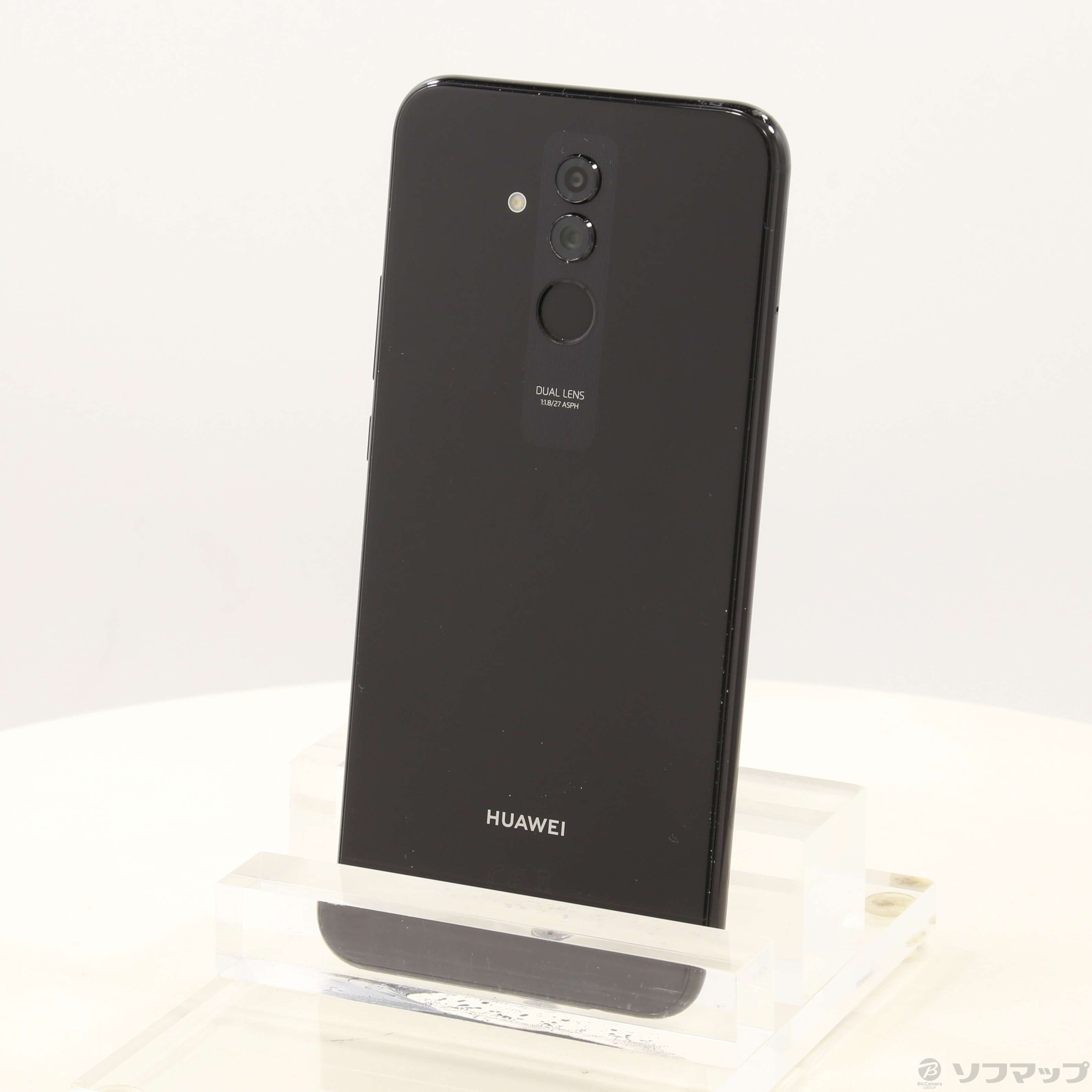 値下げ【美品】HUAWEI Mate 20 lite SNE-LX2 箱付属品付 中古】Mate 20 lite 64GB ブラック SNE-LX2 SIMフリー