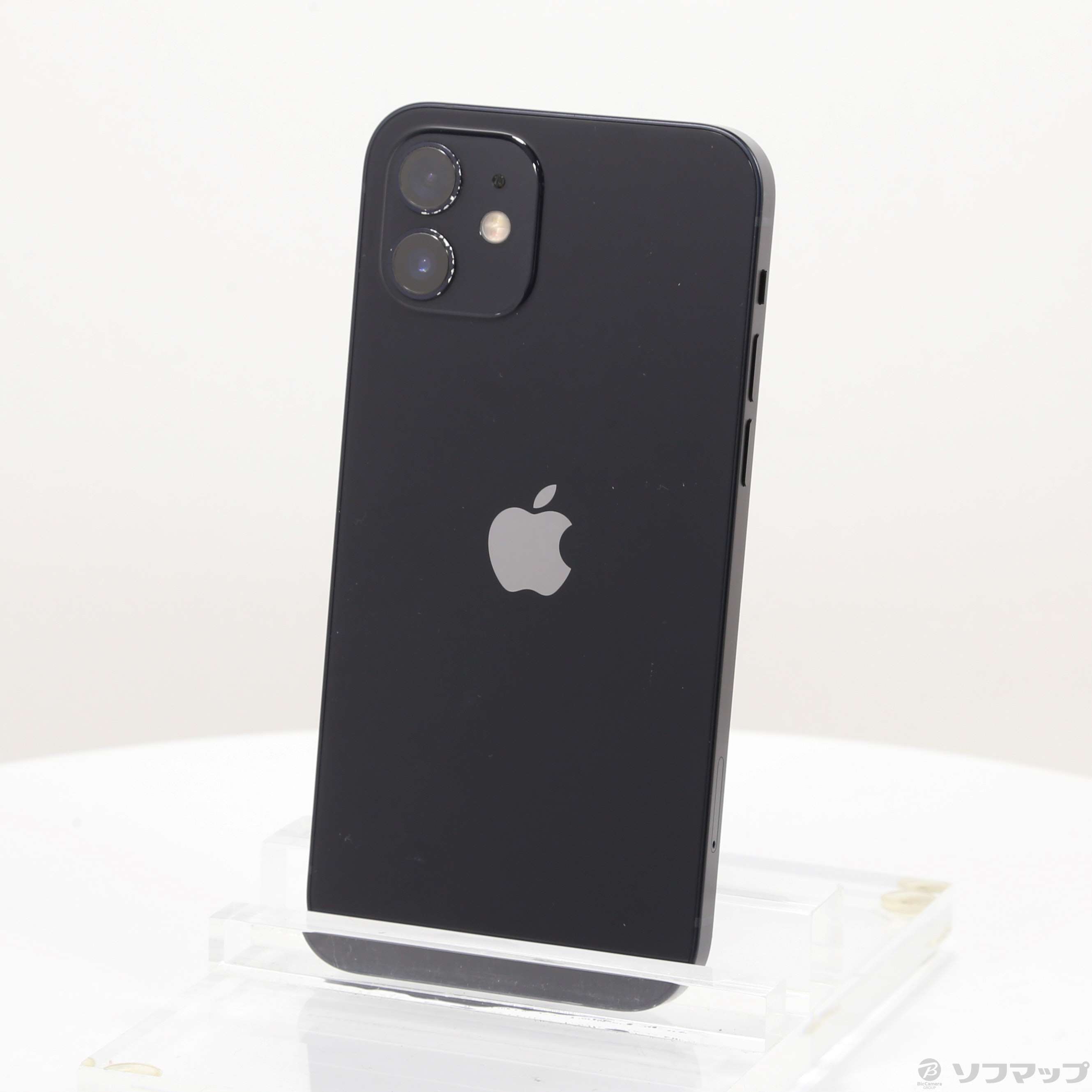 中古】iPhone12 64GB ブラック MGHN3J／A SoftBank