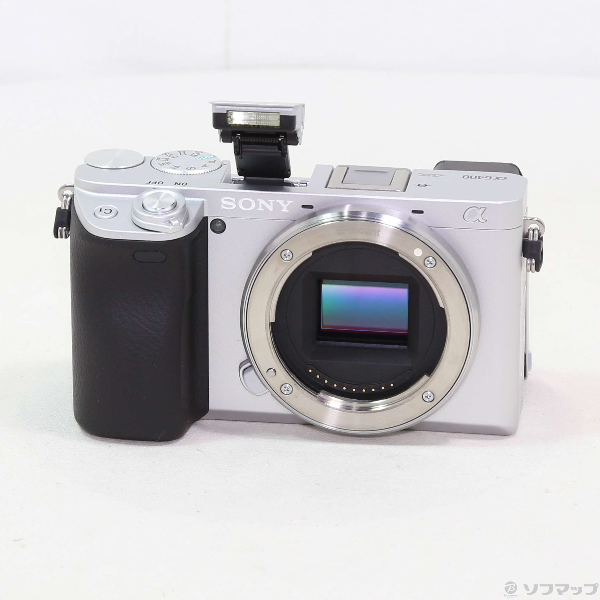 中古】α6400 ILCE-6400 ボディ シルバー [2133062187636