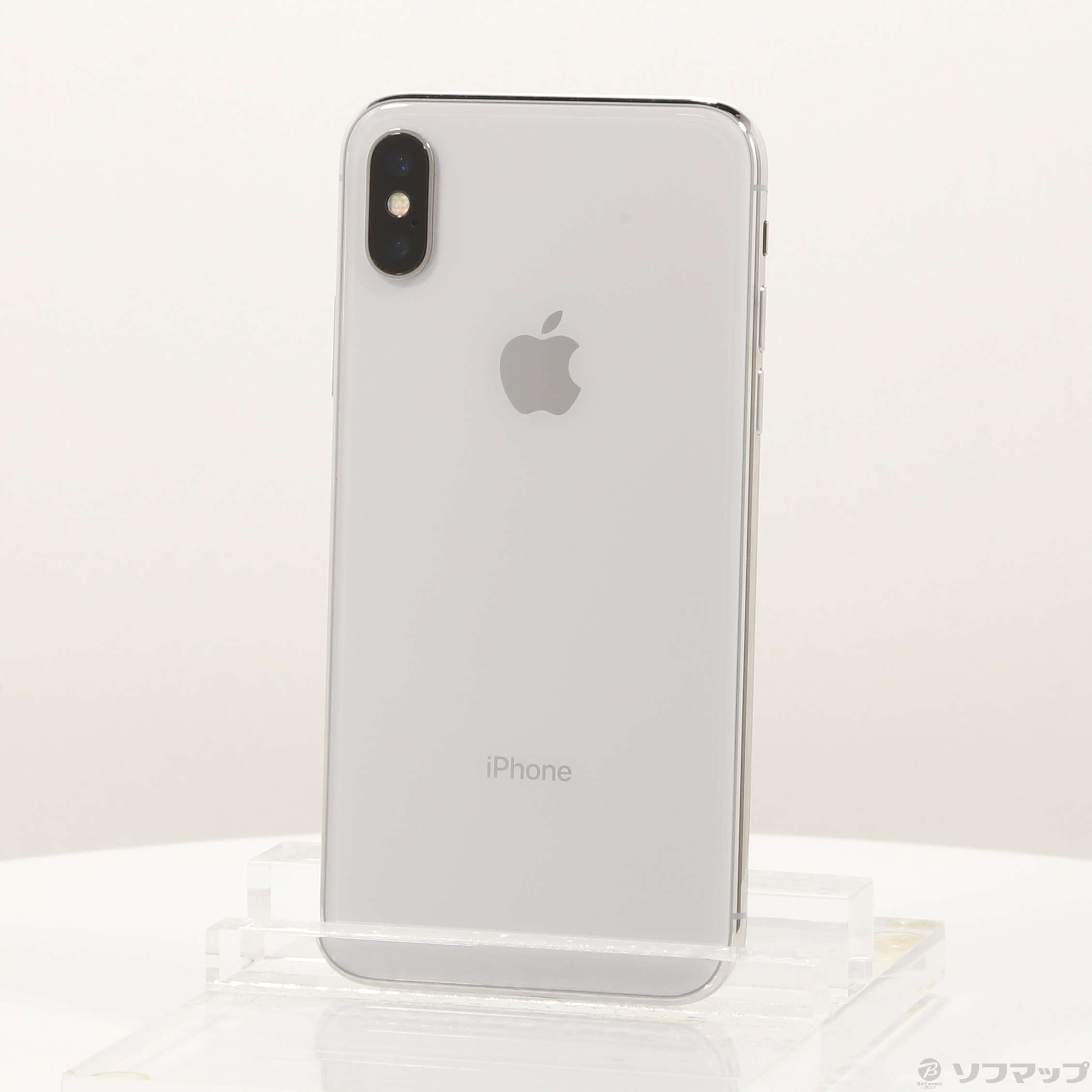 中古】iPhoneX 256GB シルバー NQC22J／A SIMフリー [2133062273100