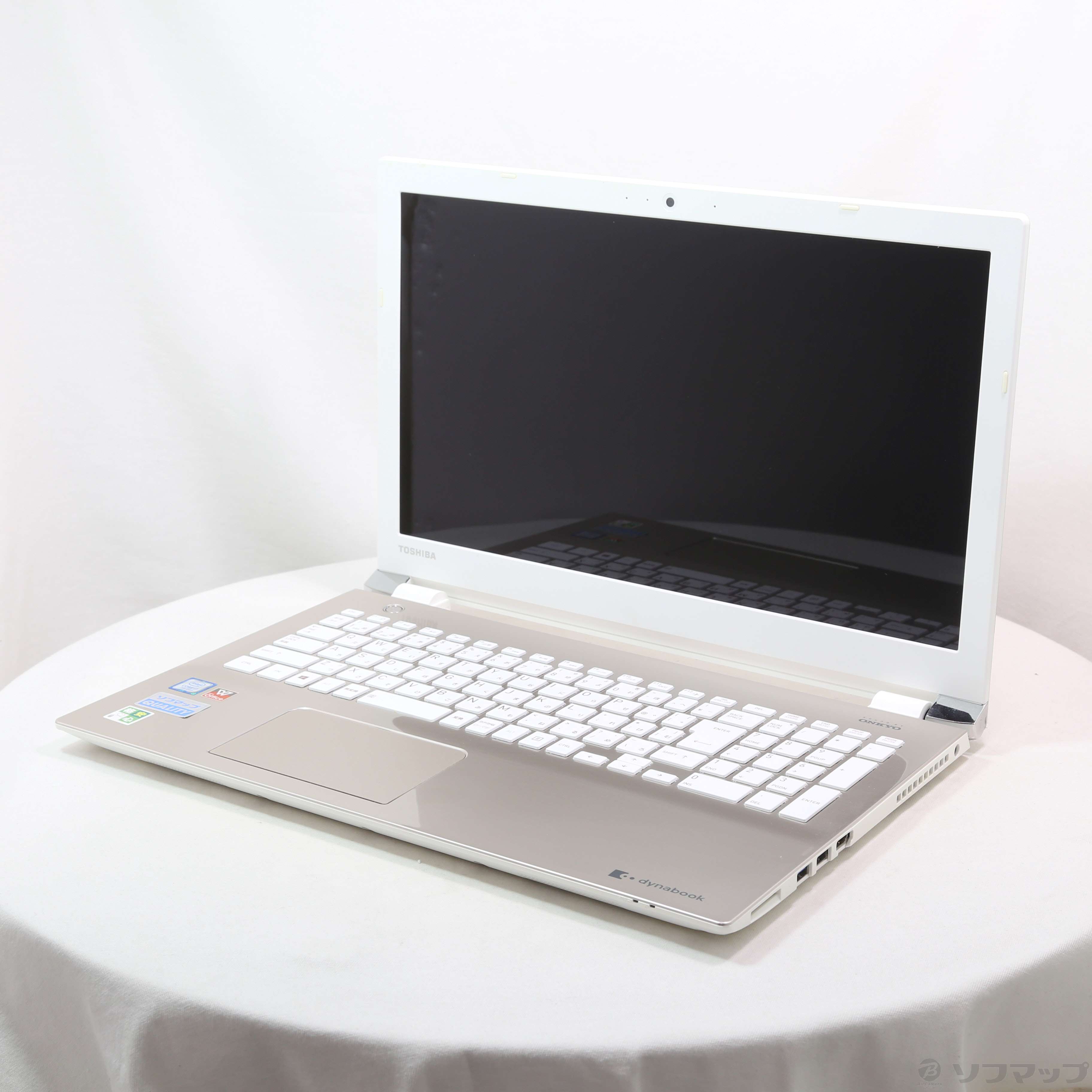 中古】格安安心パソコン dynabook T65／CG PT65CGP-RJB サテンゴールド