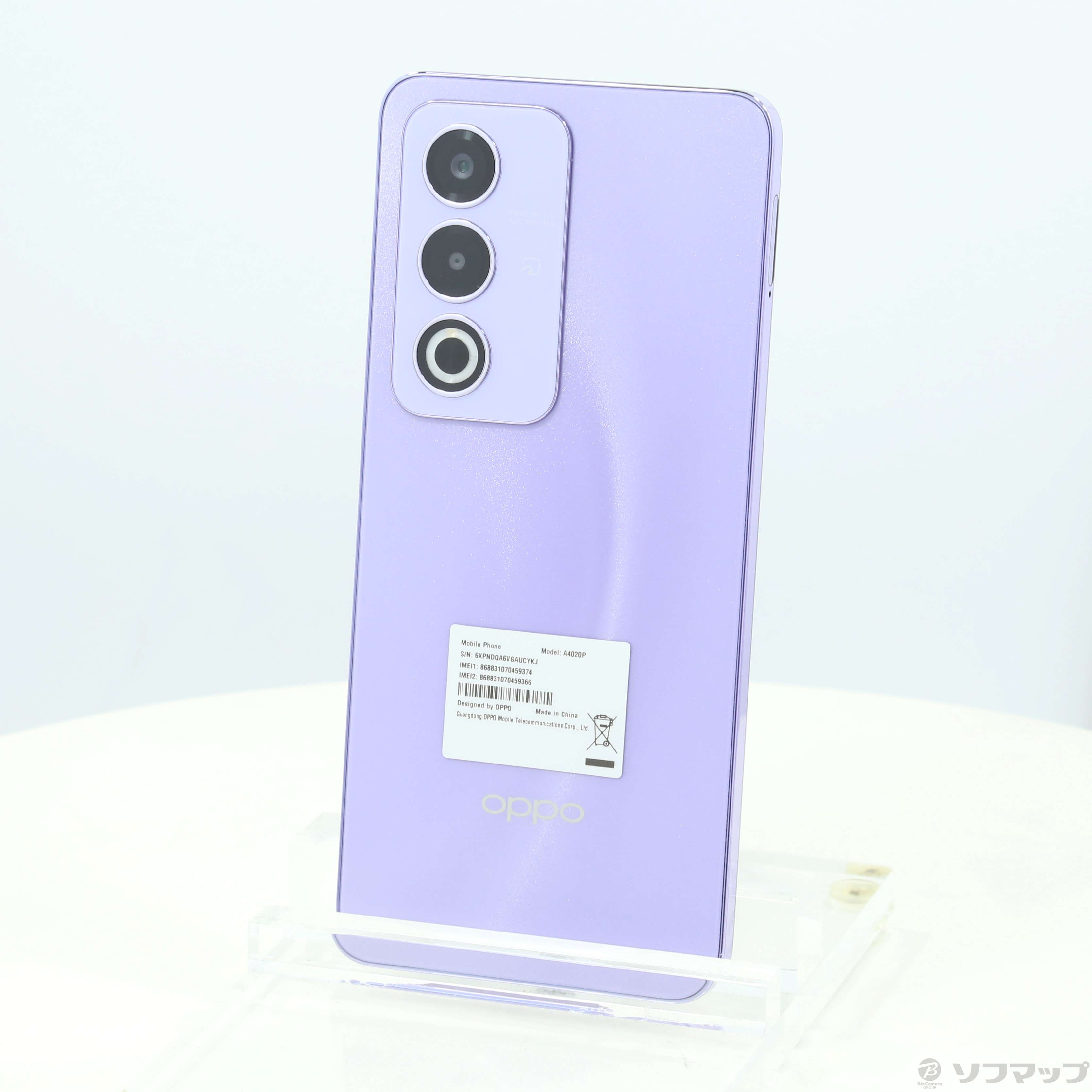 美品】OPPO A3 5G ブラック本体 4GB/128GB
