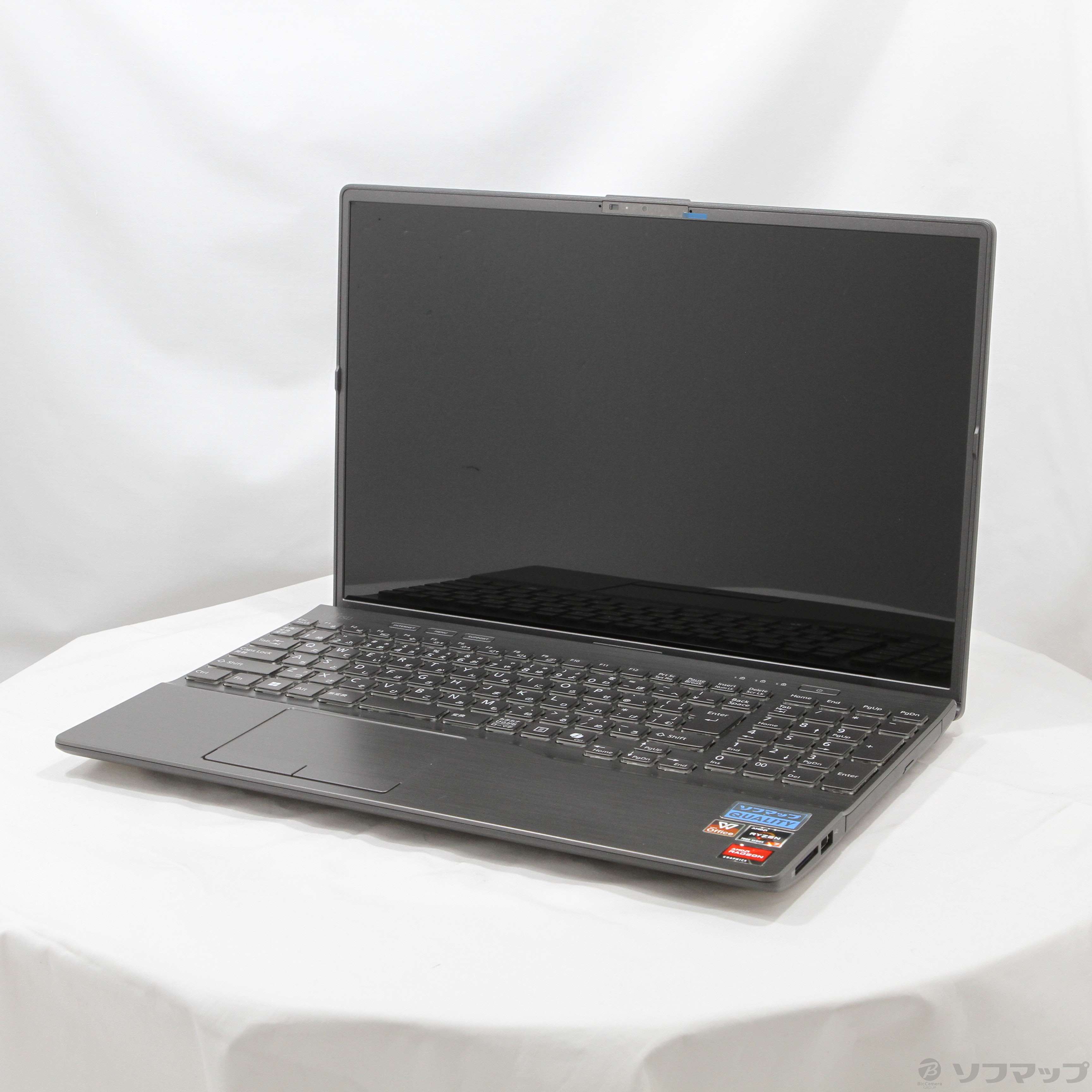 中古】LIFEBOOK AH52／J3 FMVA52J3BB ブライトブラック ［Ryzen