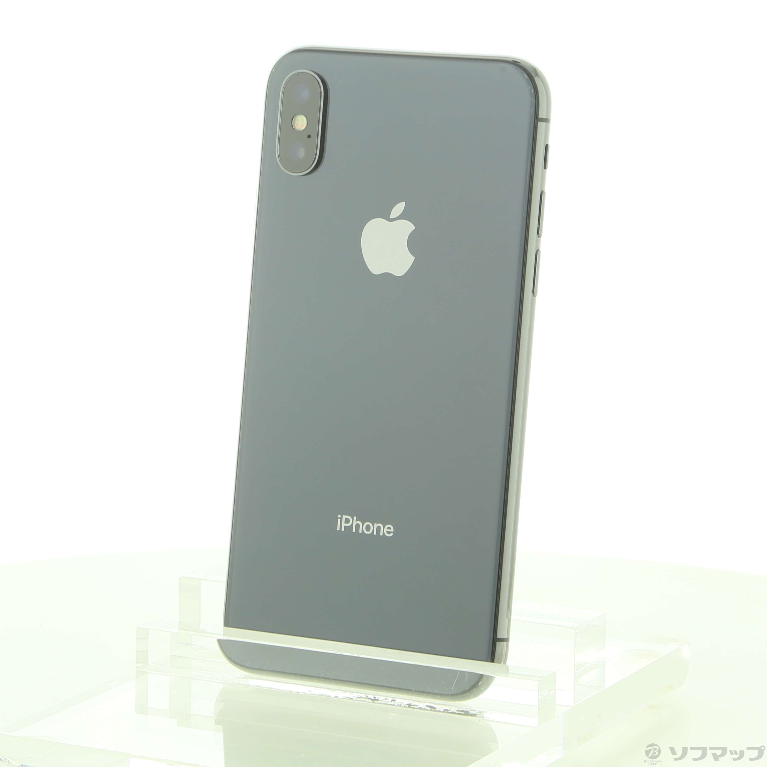 中古】iPhoneX 256GB スペースグレイ MQC12J／A SoftBank