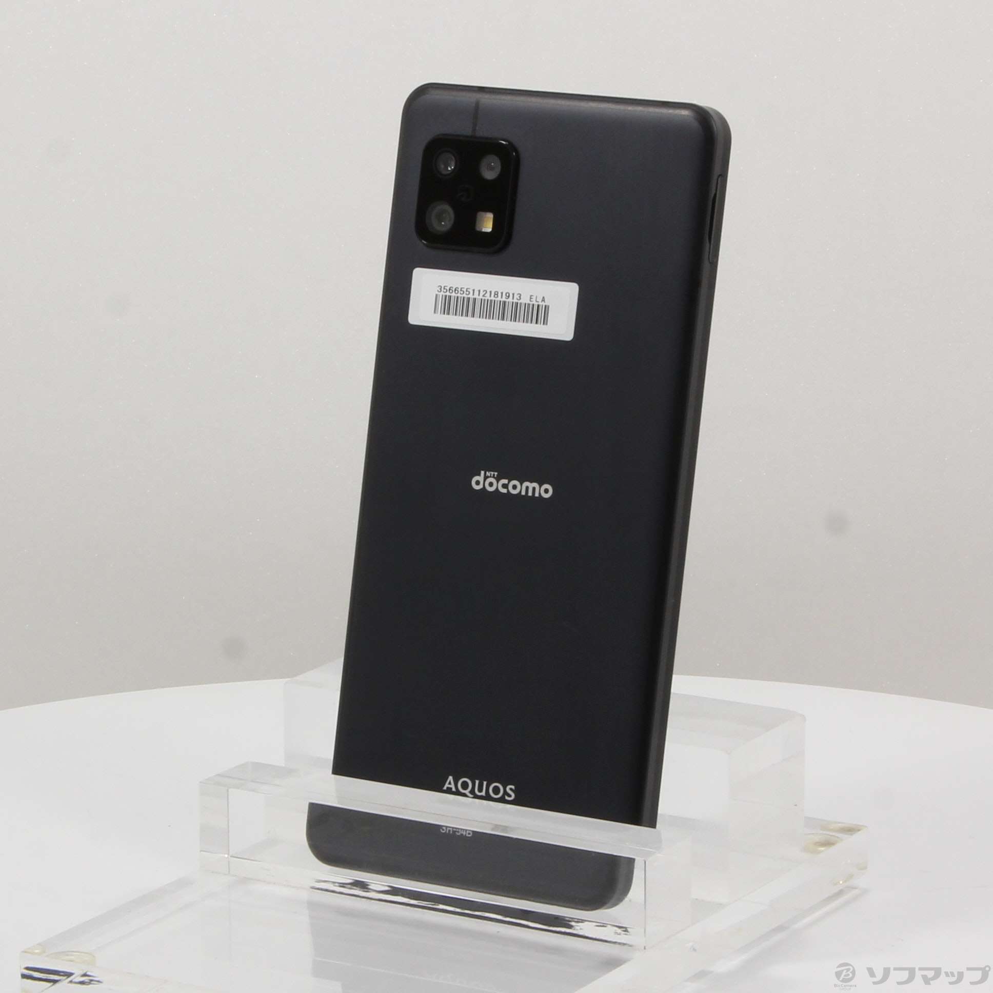 値下中古美品　AQUOS sence6 SH-54B 64GB　ブラック　ドコモ ゲオ公式通販サイト/ゲオオンラインストア【中古】【安心保証