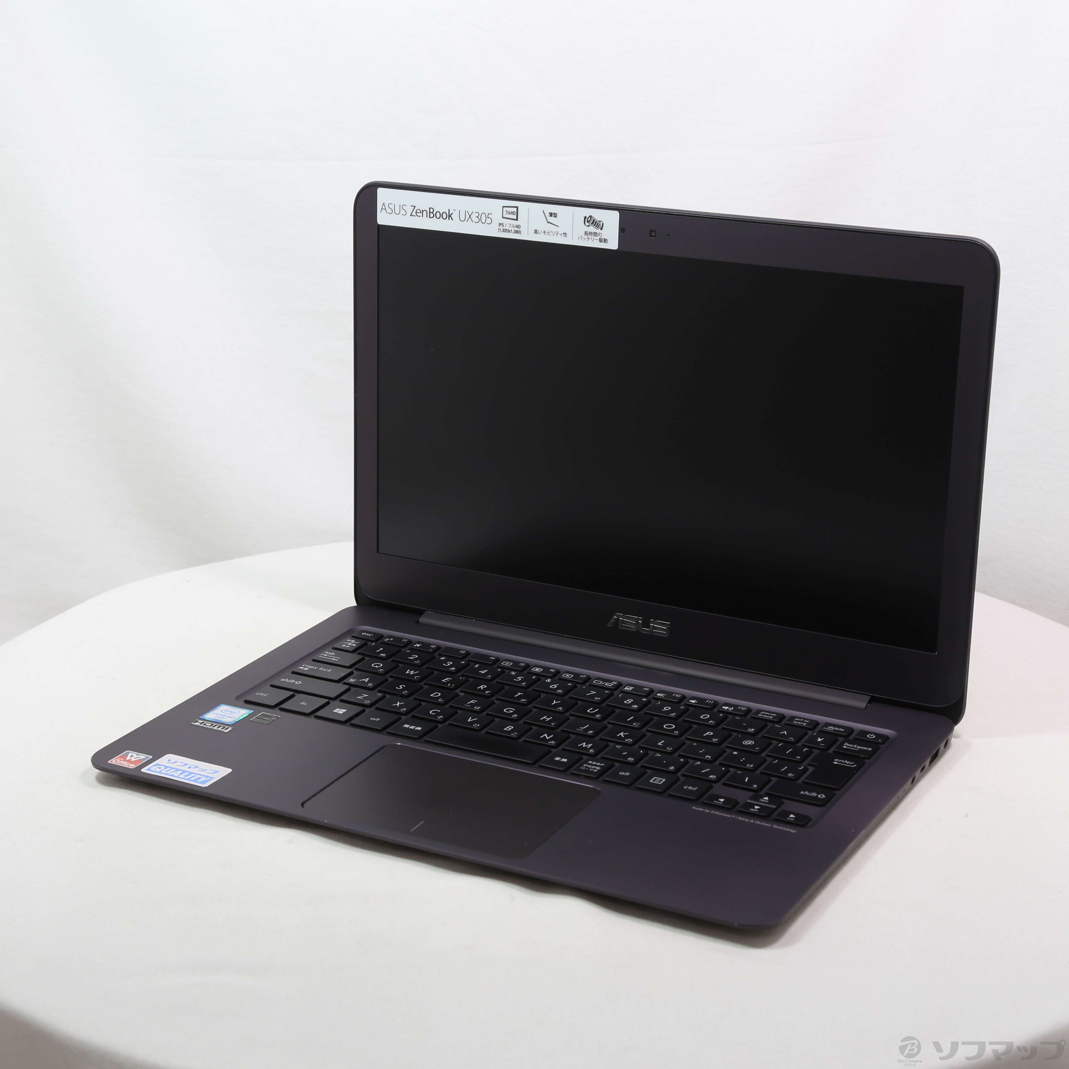 R*o様 ASUS ZenBook UX305CA-FC004T(ブラック) 1 中古】セール対象品 ZenBook UX305CA UX305CA-FC004T ブラック