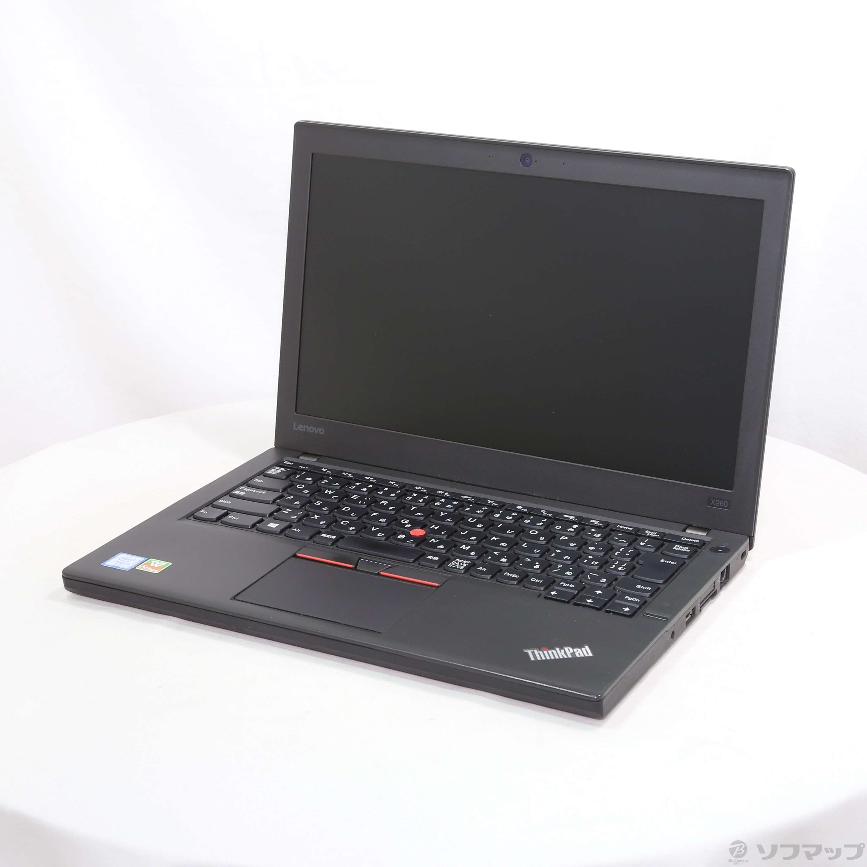 中古】ThinkPad X260 20F5CTO1WW ACアダプターを抜くとすぐに