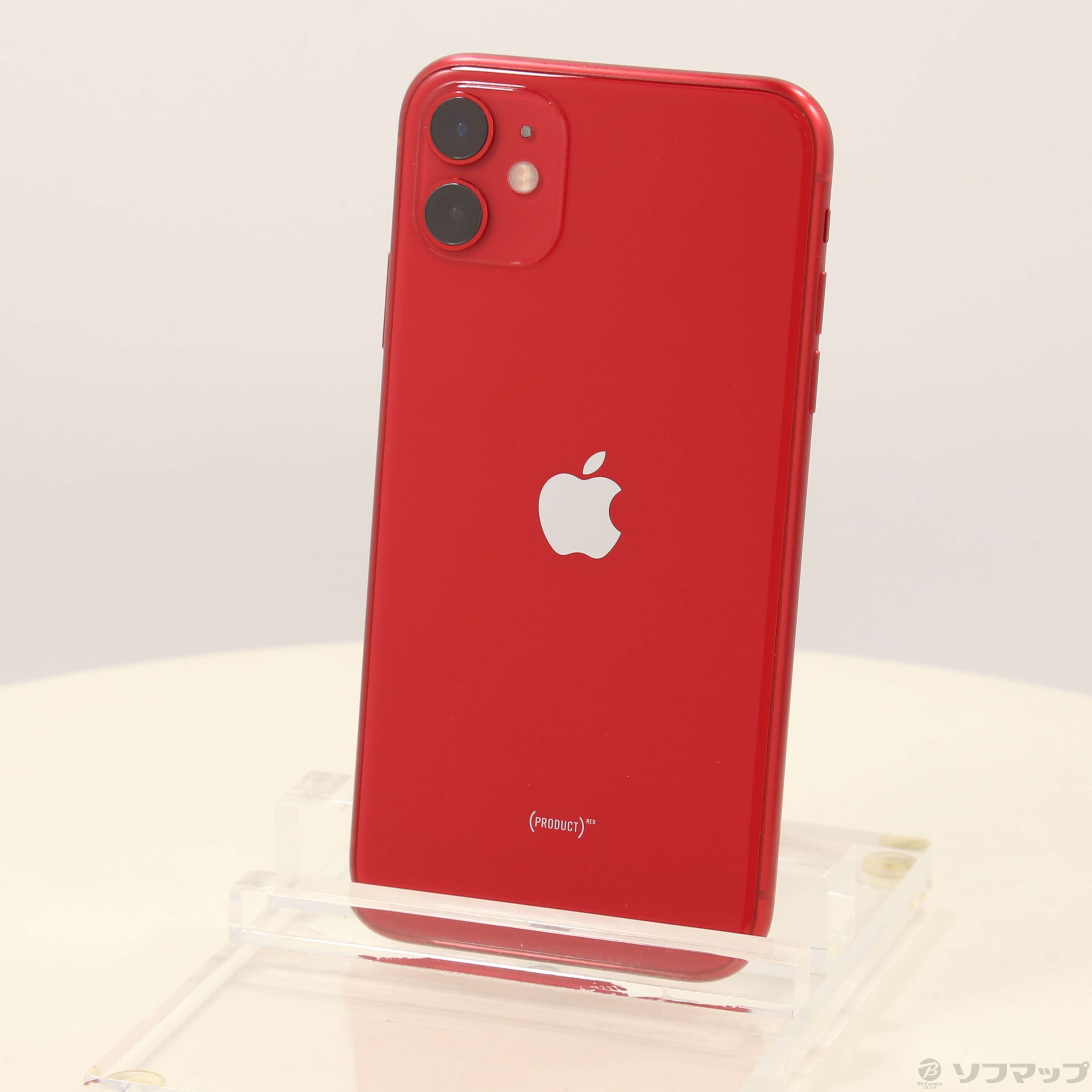 中古】iPhone11 64GB プロダクトレッド MWLV2J／A SIMフリー