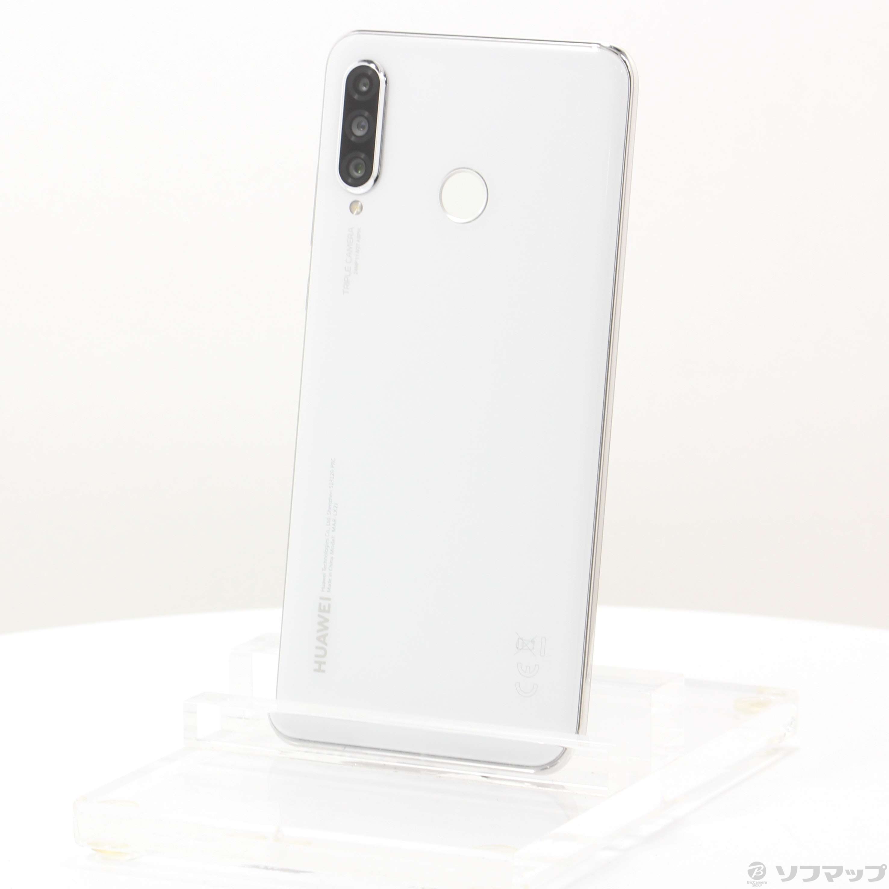 本当に信頼出来る店 中古】HUAWEI P30 lite 64GB パールホワイト MAR-LX2J SIMフリー スマートフォン本体