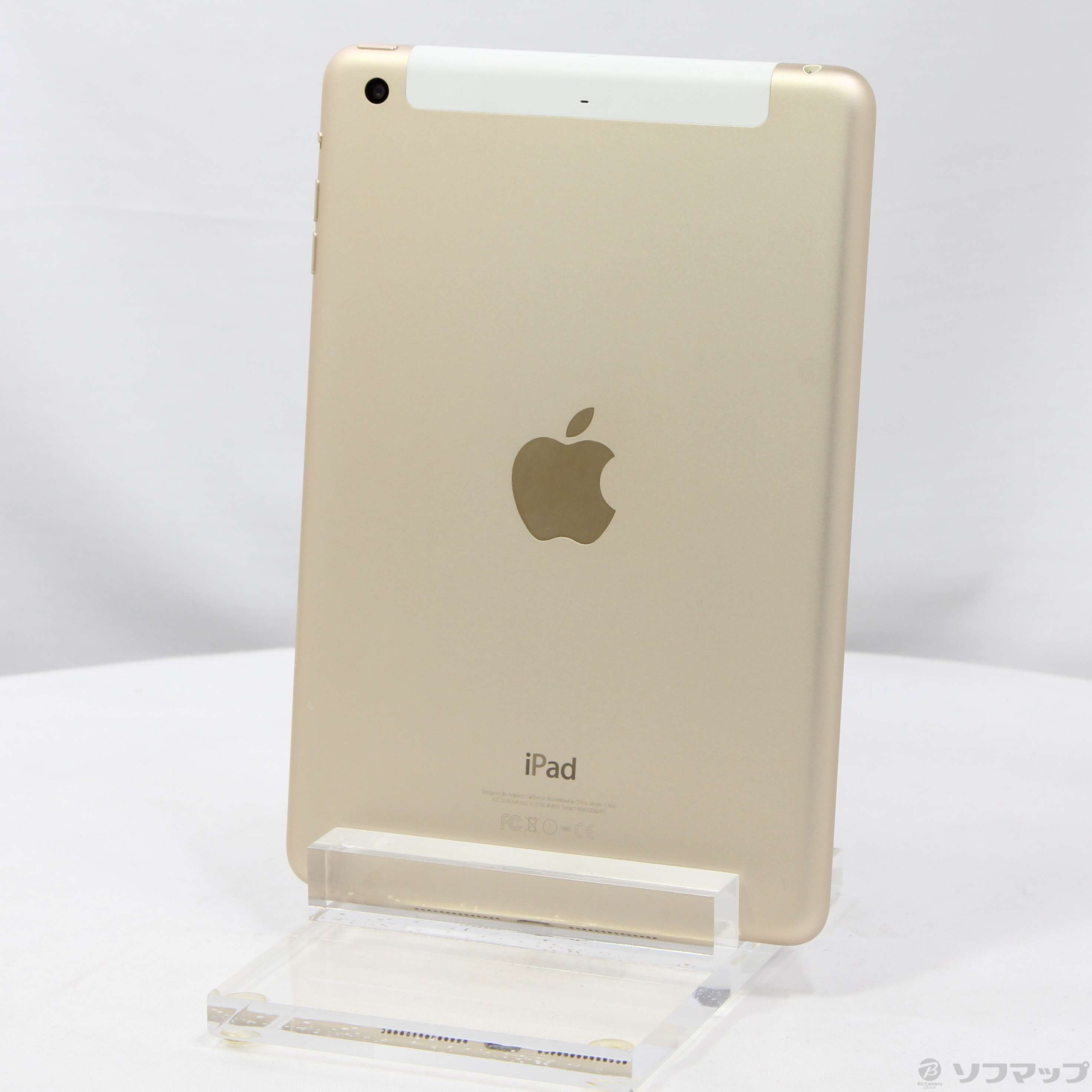 中古】iPad mini 3 16GB ゴールド MGYR2J／A docomo [2133063366627