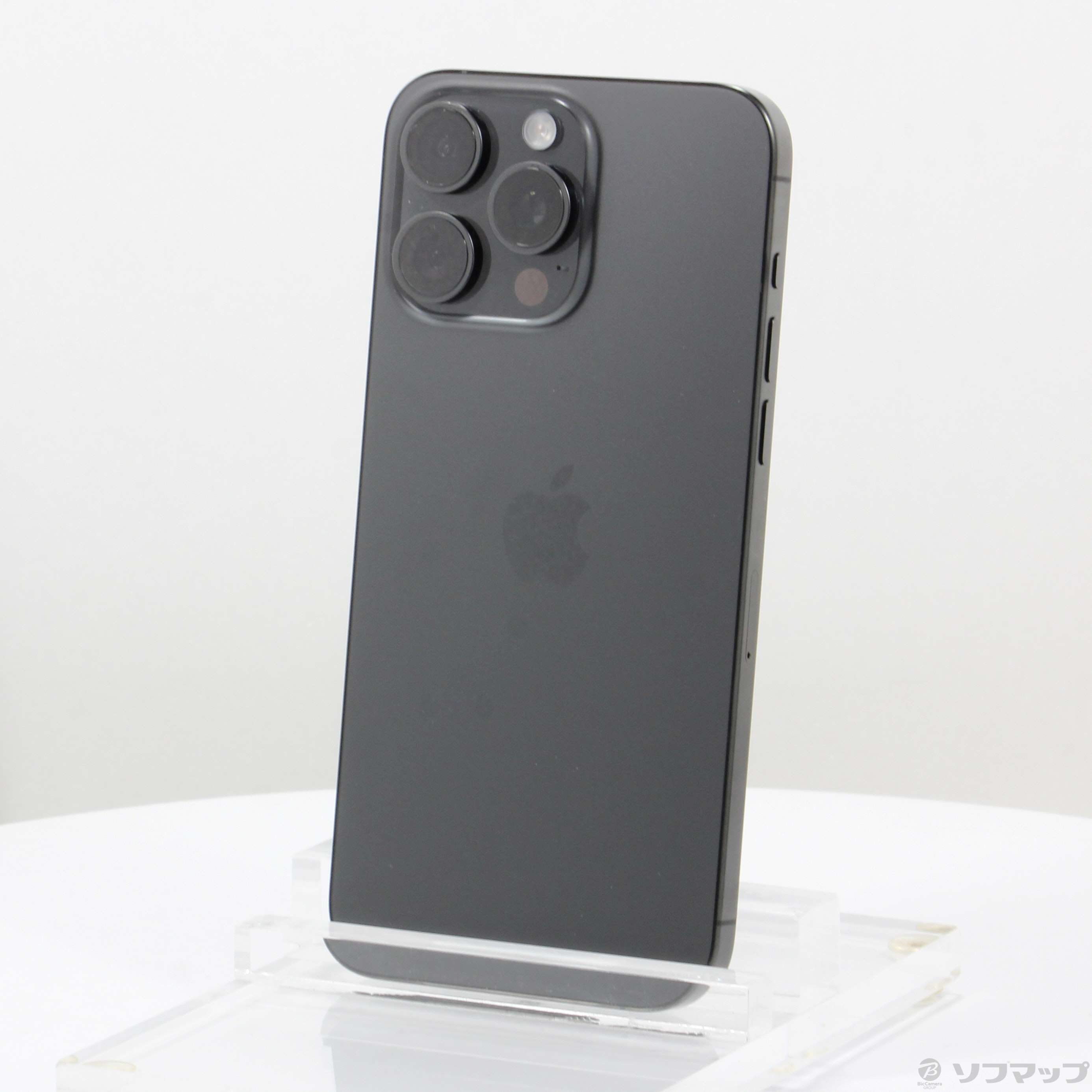 中古】iPhone15 Pro Max 1TB ブラックチタニウム MU6Y3J／A SIM