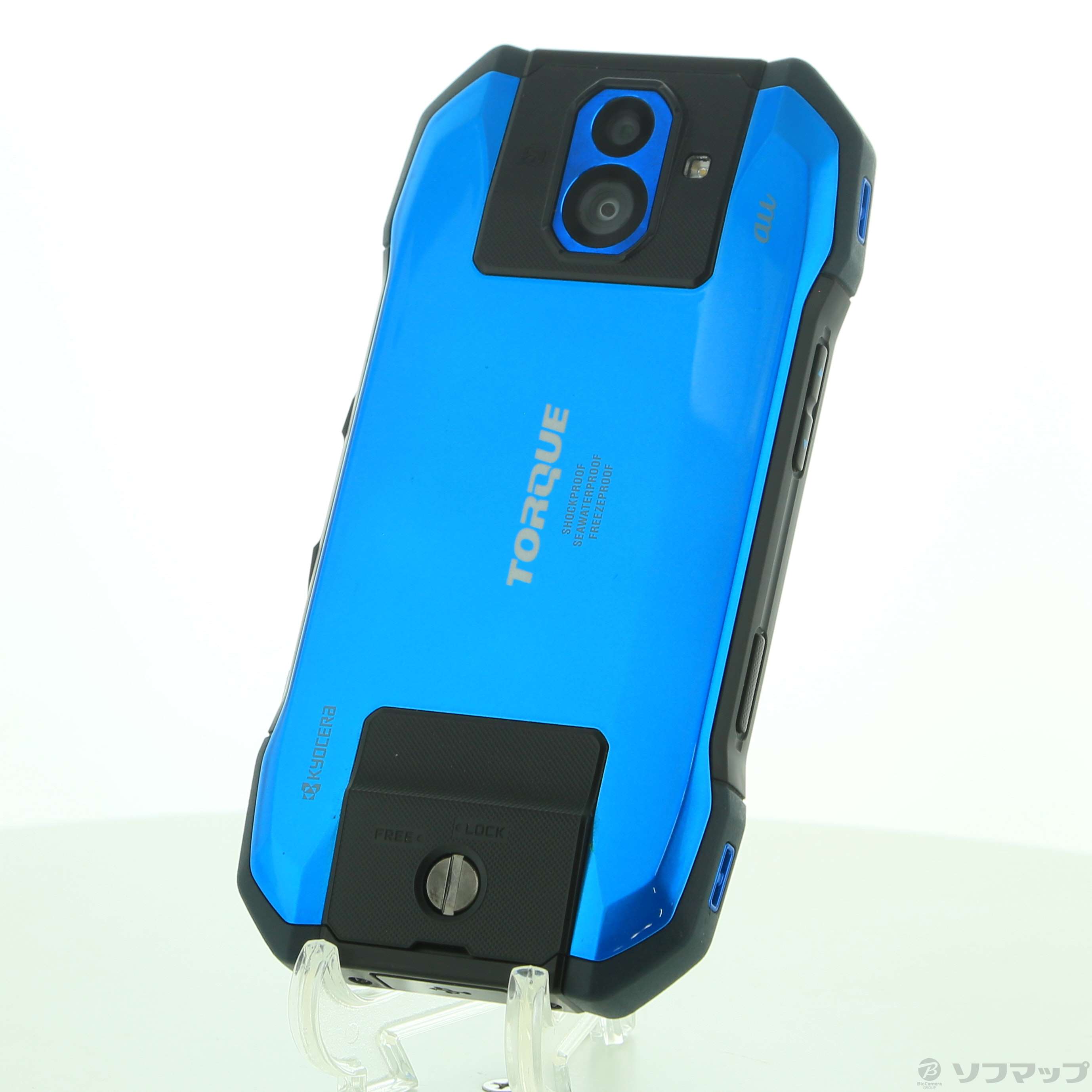中古】TORQUE G04 64GB ブルー KYV46 au [2133064023017