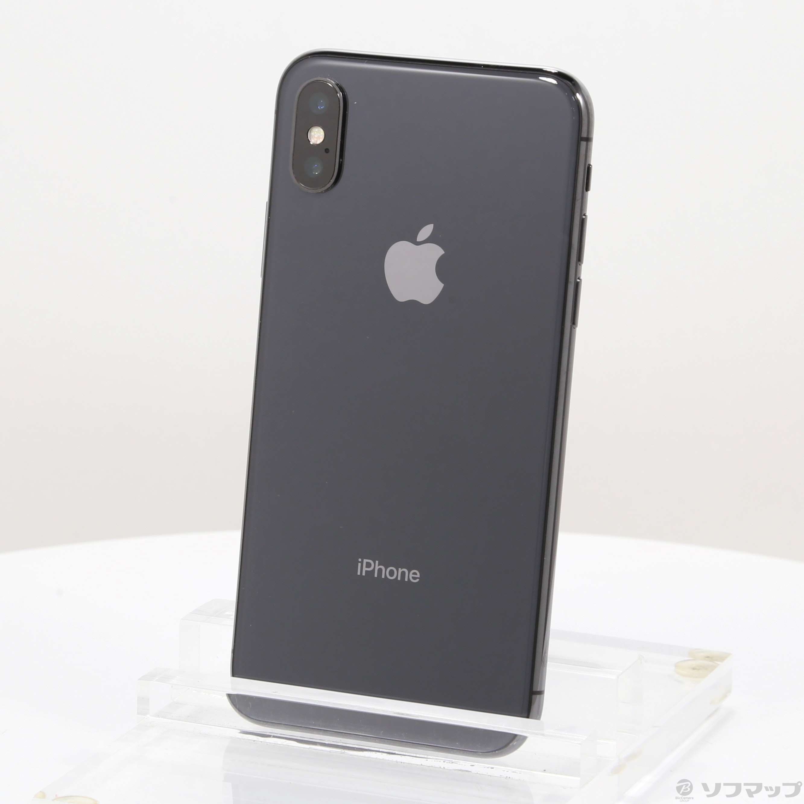 【概ね美品】iPhoneX 64GB SIMフリー MQAX2J/A スペースグ 中古】iPhoneX 64GB スペースグレイ MQAX2J／A SoftBank