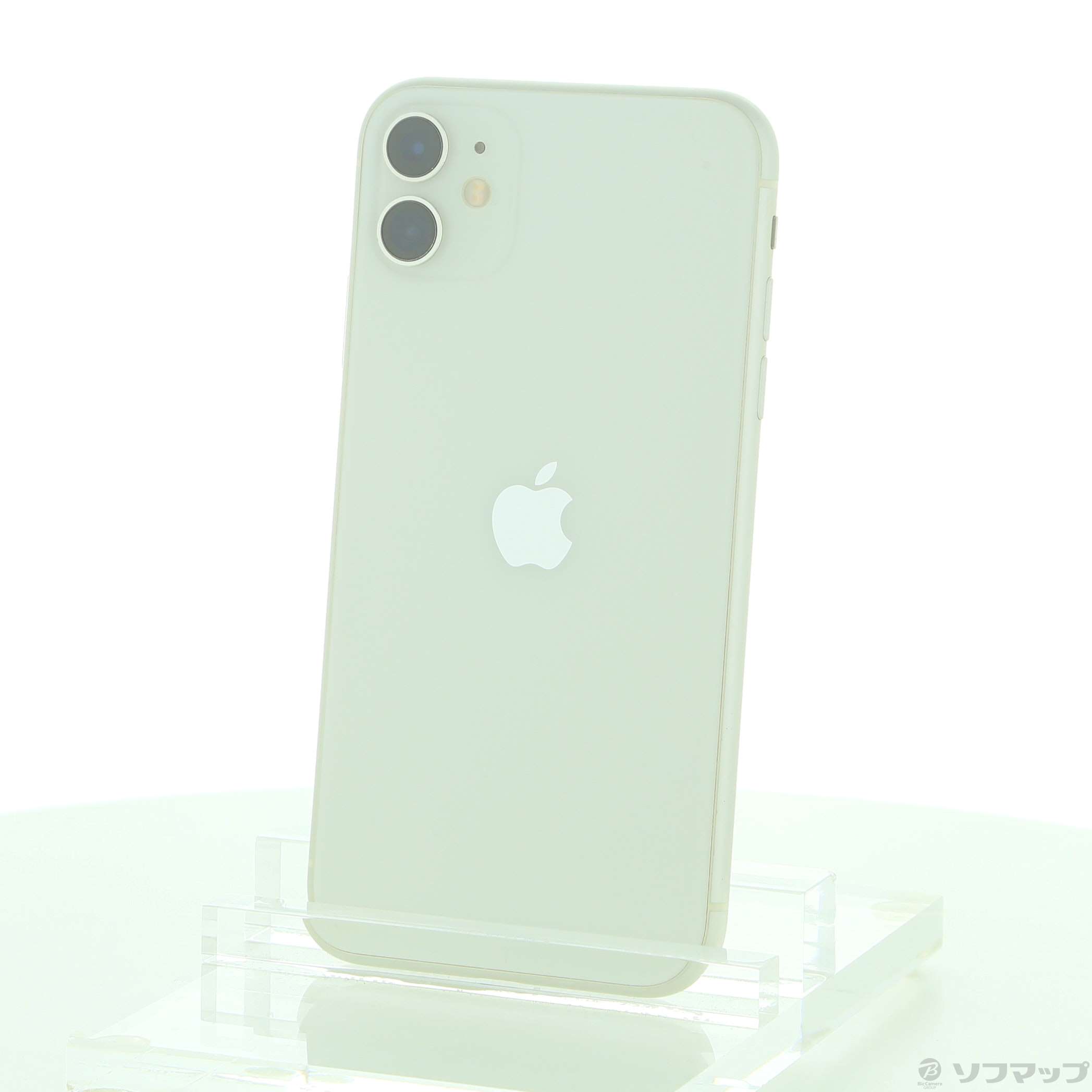 【ヒビあり】iPhone11 128GB MWM22J/A 中古】iPhone11 128GB ホワイト MWM22J／A SIMフリー