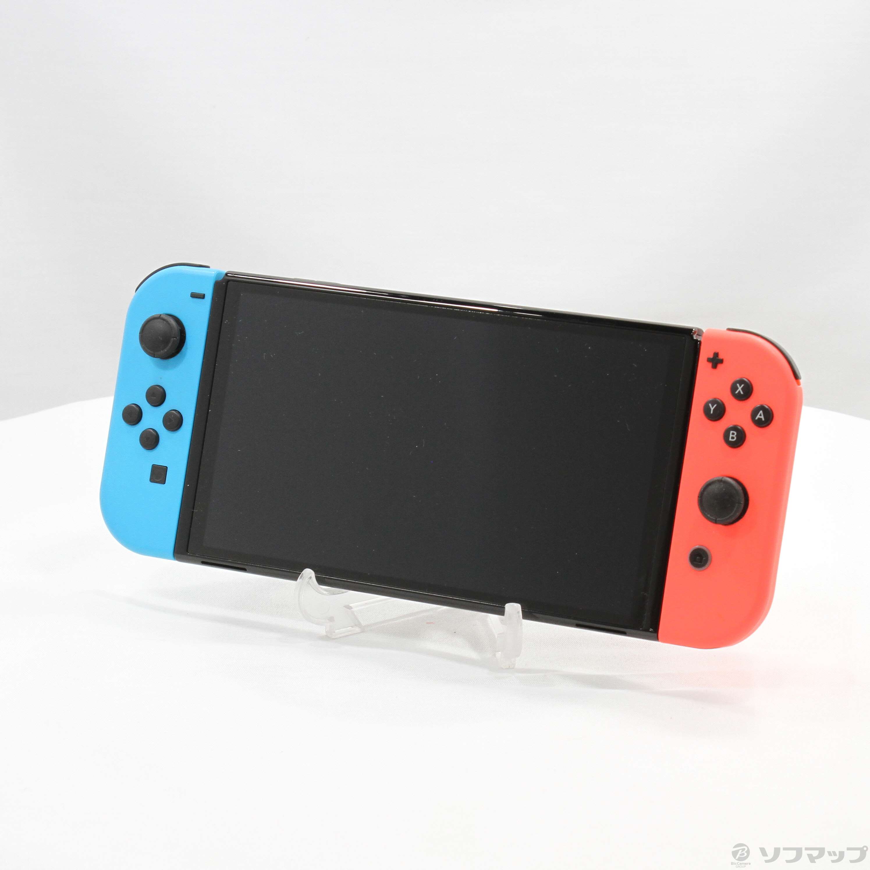 中古】Nintendo Switch 有機ELモデル Joy-Con(L) ネオンブルー
