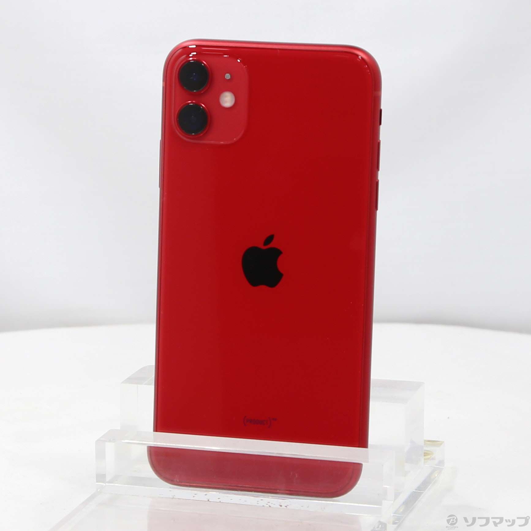 中古】iPhone11 256GB プロダクトレッド MWM92J／A SIMフリー