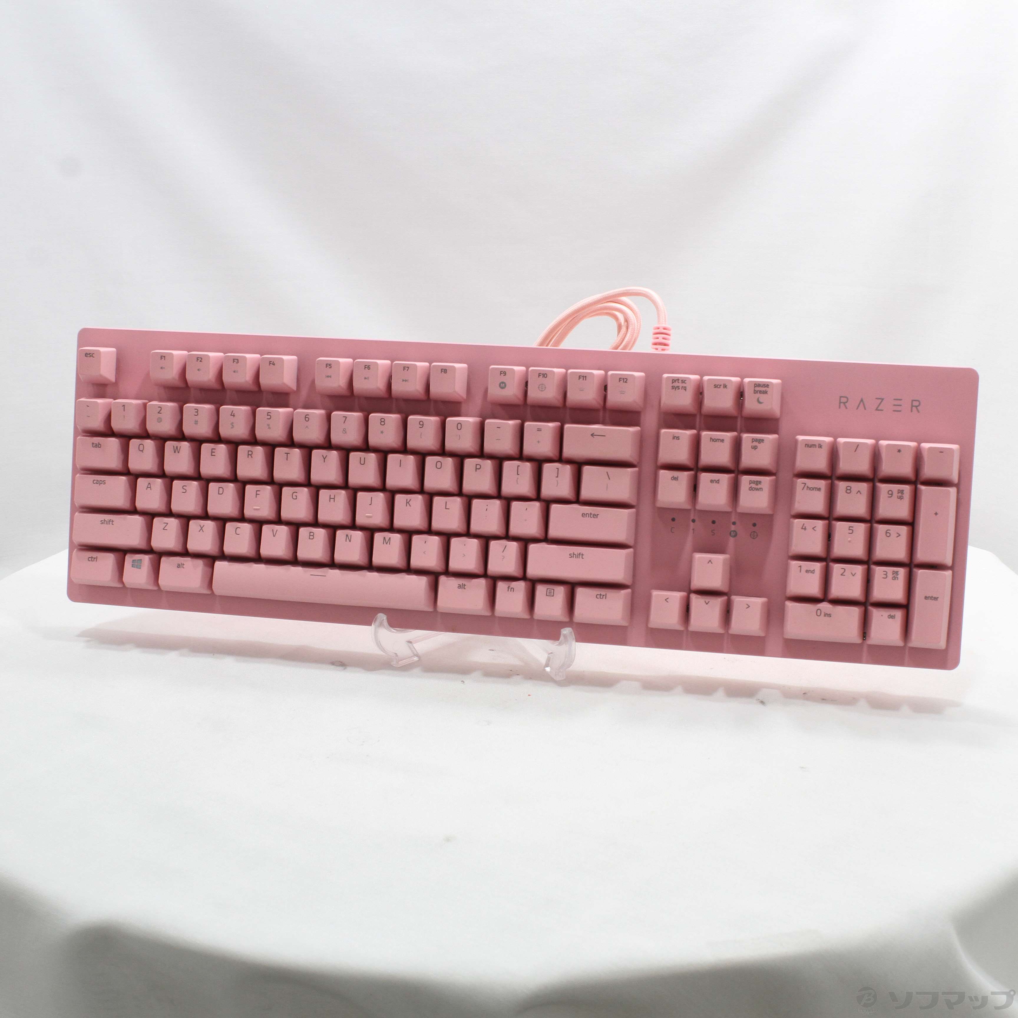 中古】Razer Huntsman Quartz Pink RZ03-02521800-R3M1 ピンク 紫軸