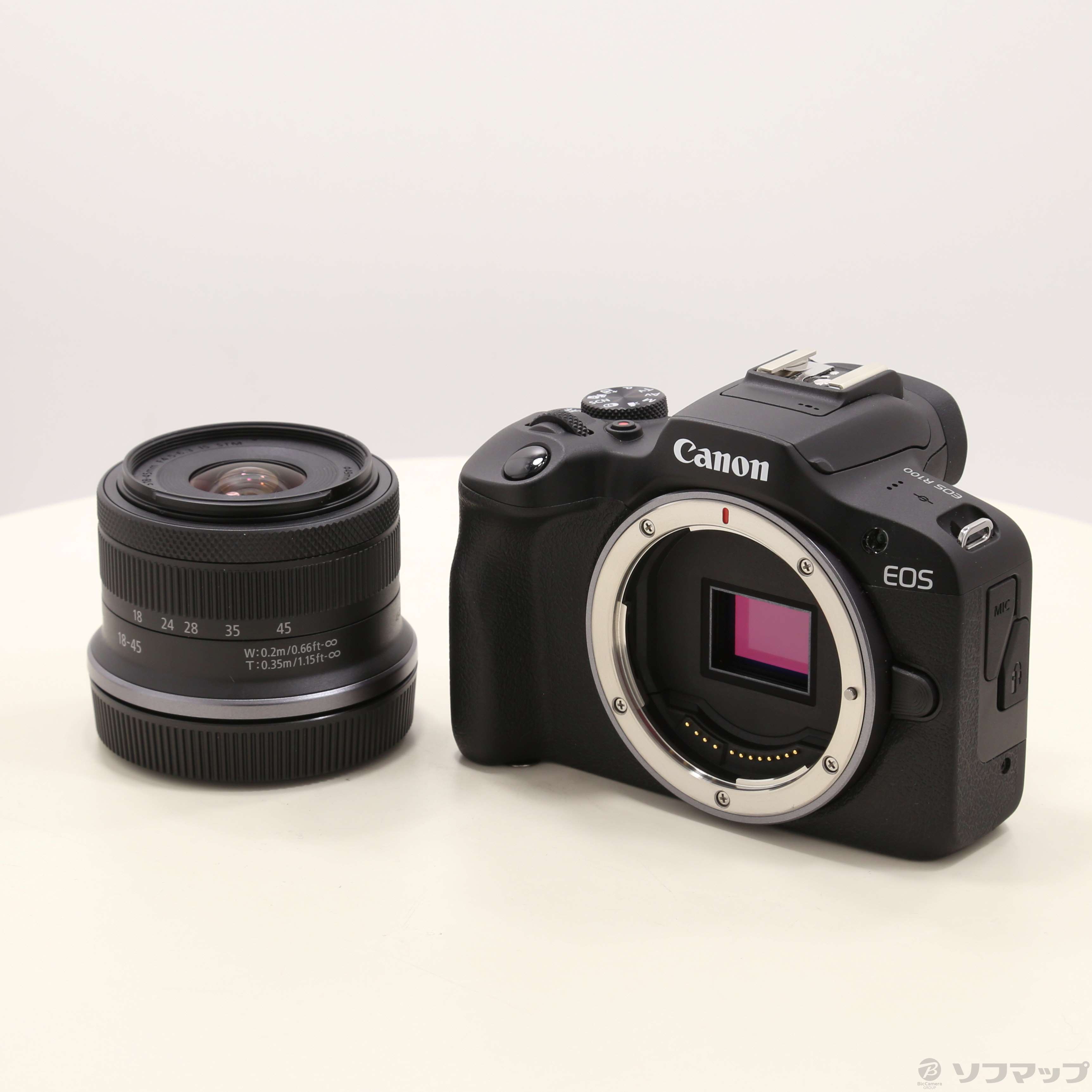 [中古美品]Canon EOS R100 18-45mm 本体と付属品セット Amazon.com : Canon EOS R100 Mirrorless Camera with 18-45mm