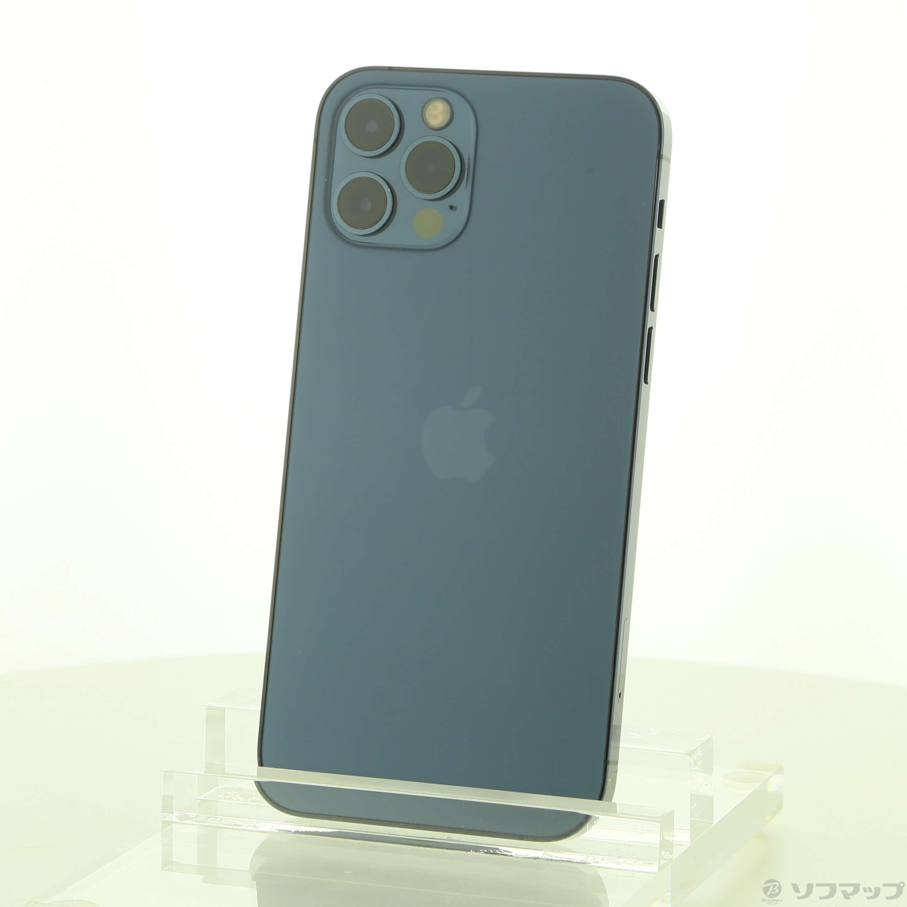 中古】iPhone12 Pro 256GB パシフィックブルー MGMD3J／A SIMフリー 