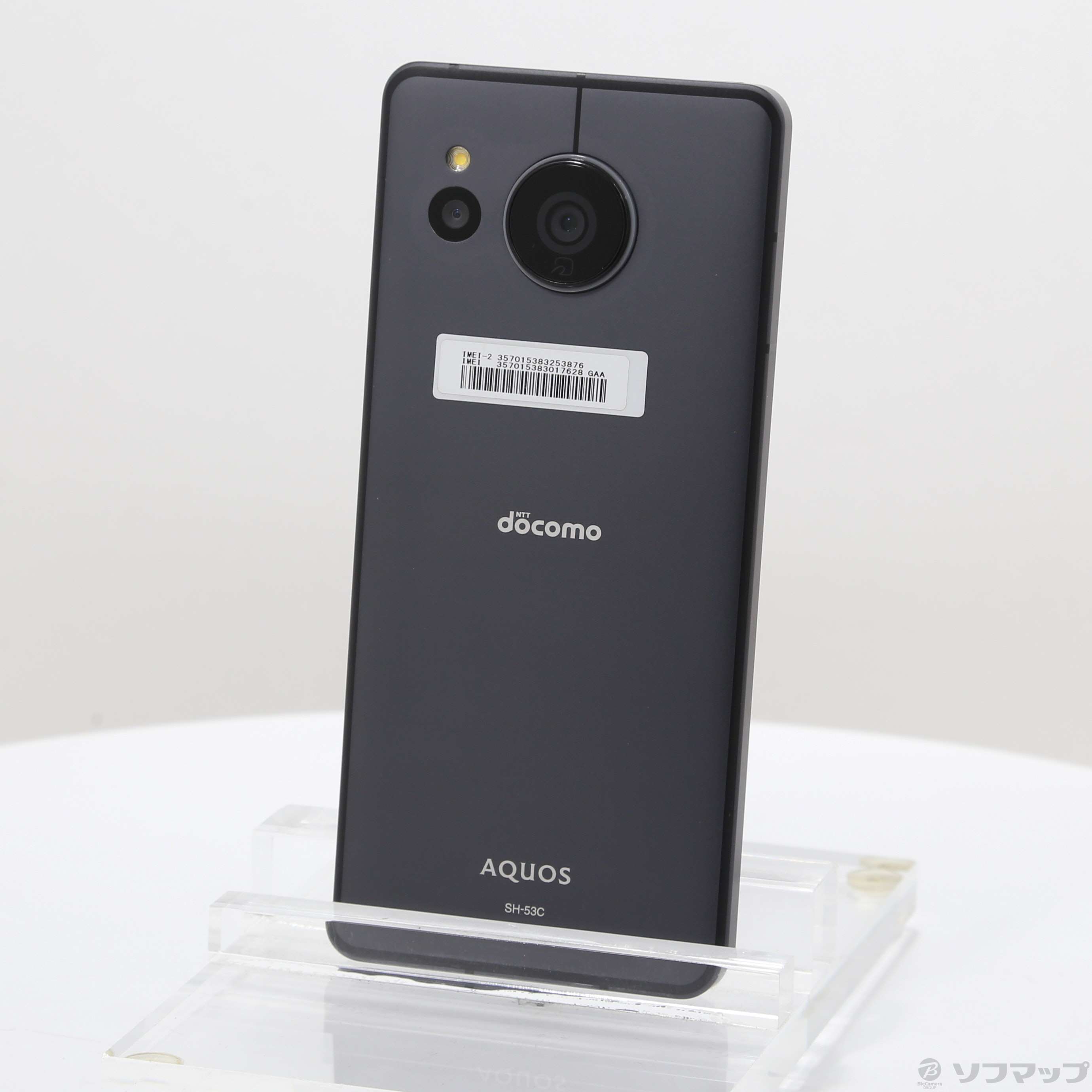 中古】AQUOS sense7 128GB ブラック SH-53C docomo SIMフリー