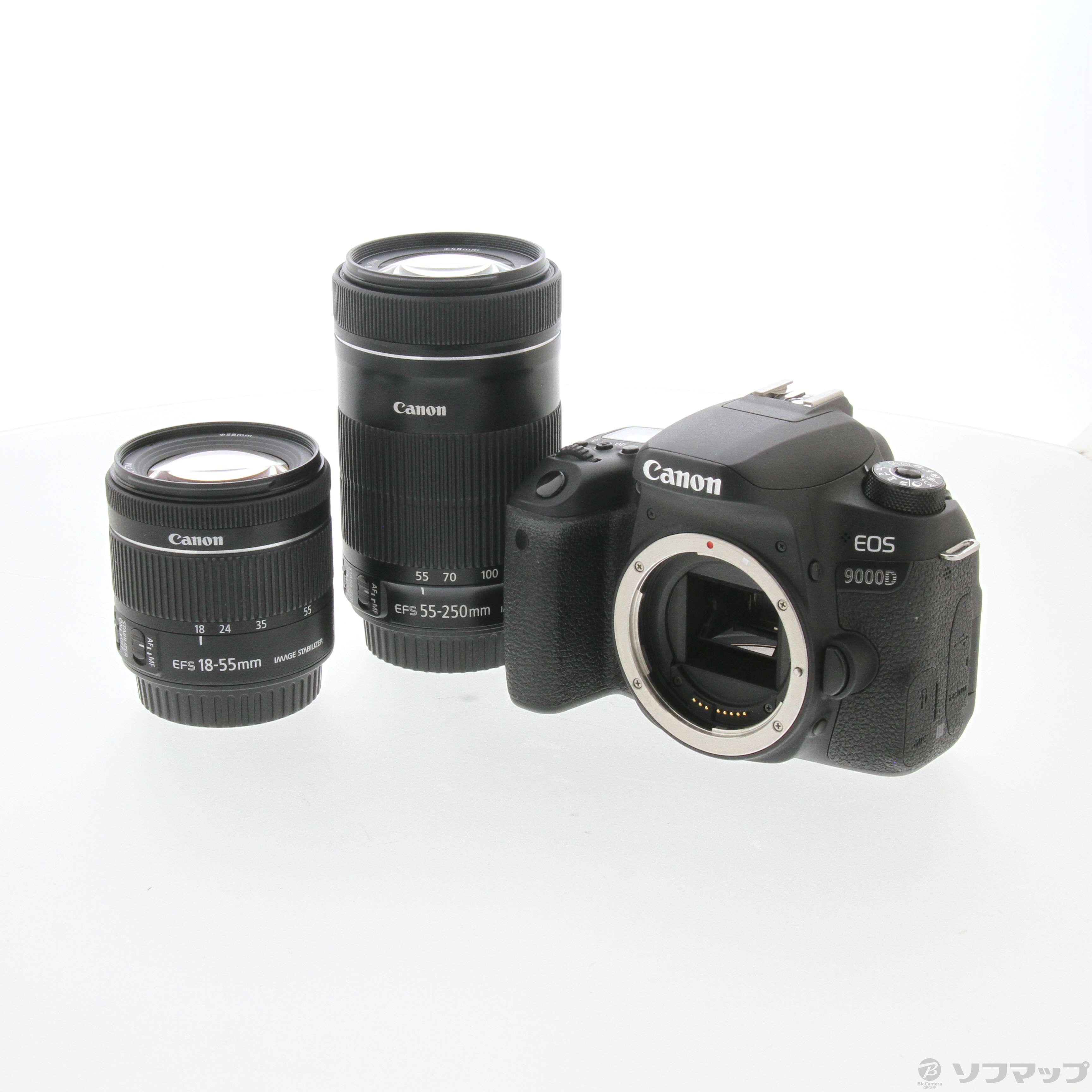 中古】セール対象品 EOS 9000D ダブルズームキット
