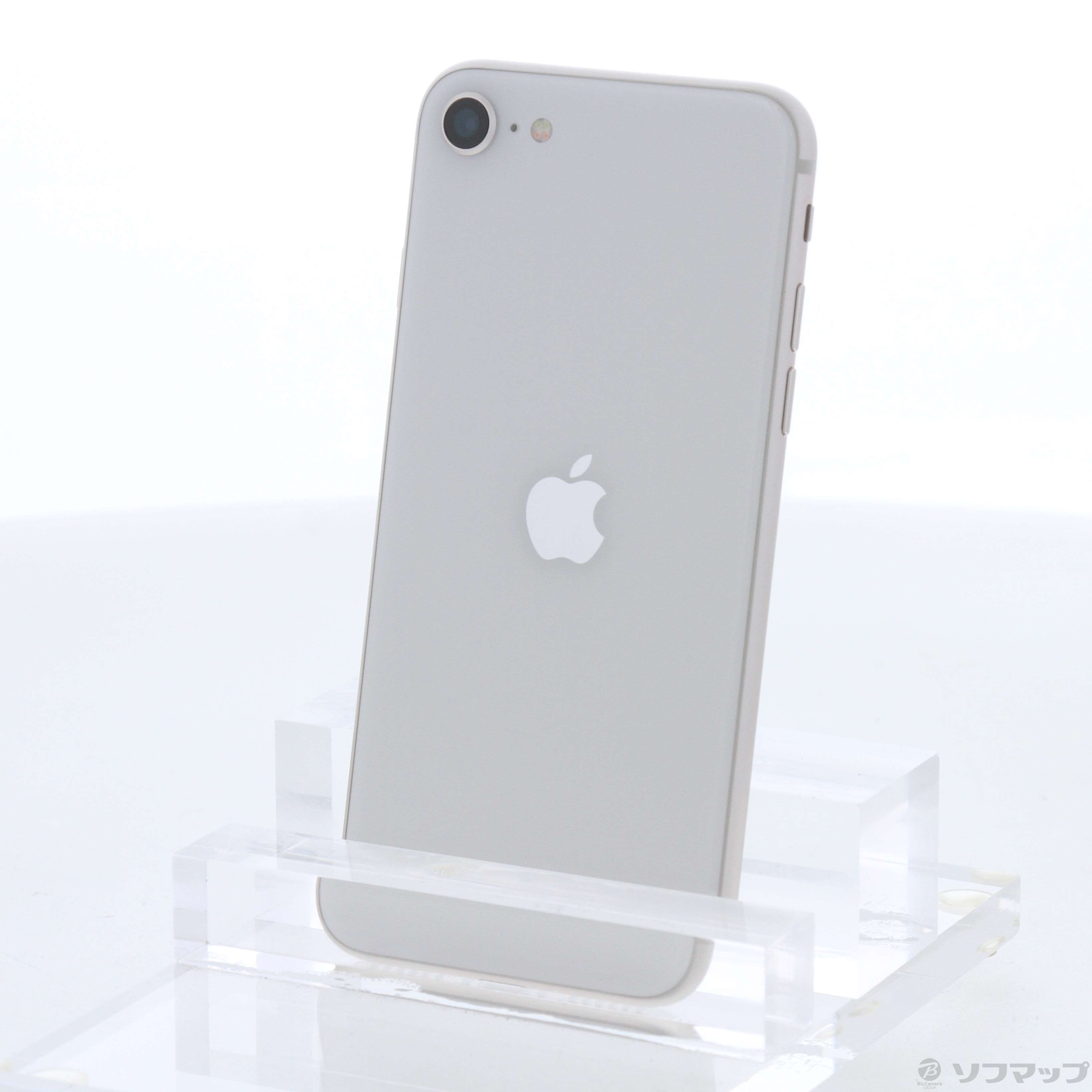 中古】iPhone SE 第3世代 64GB スターライト MMYD3J／A SIM