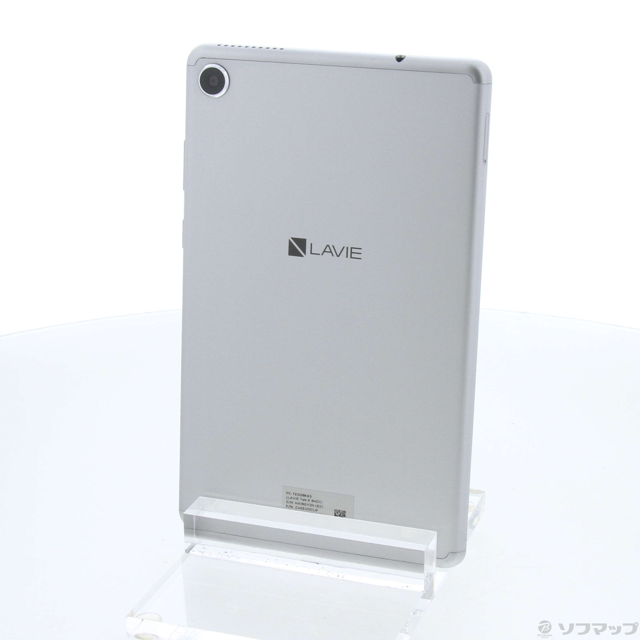 中古】LaVie Tab E TE508／KAS 32GB シルバー PC-TE508KAS Wi-Fi ［8