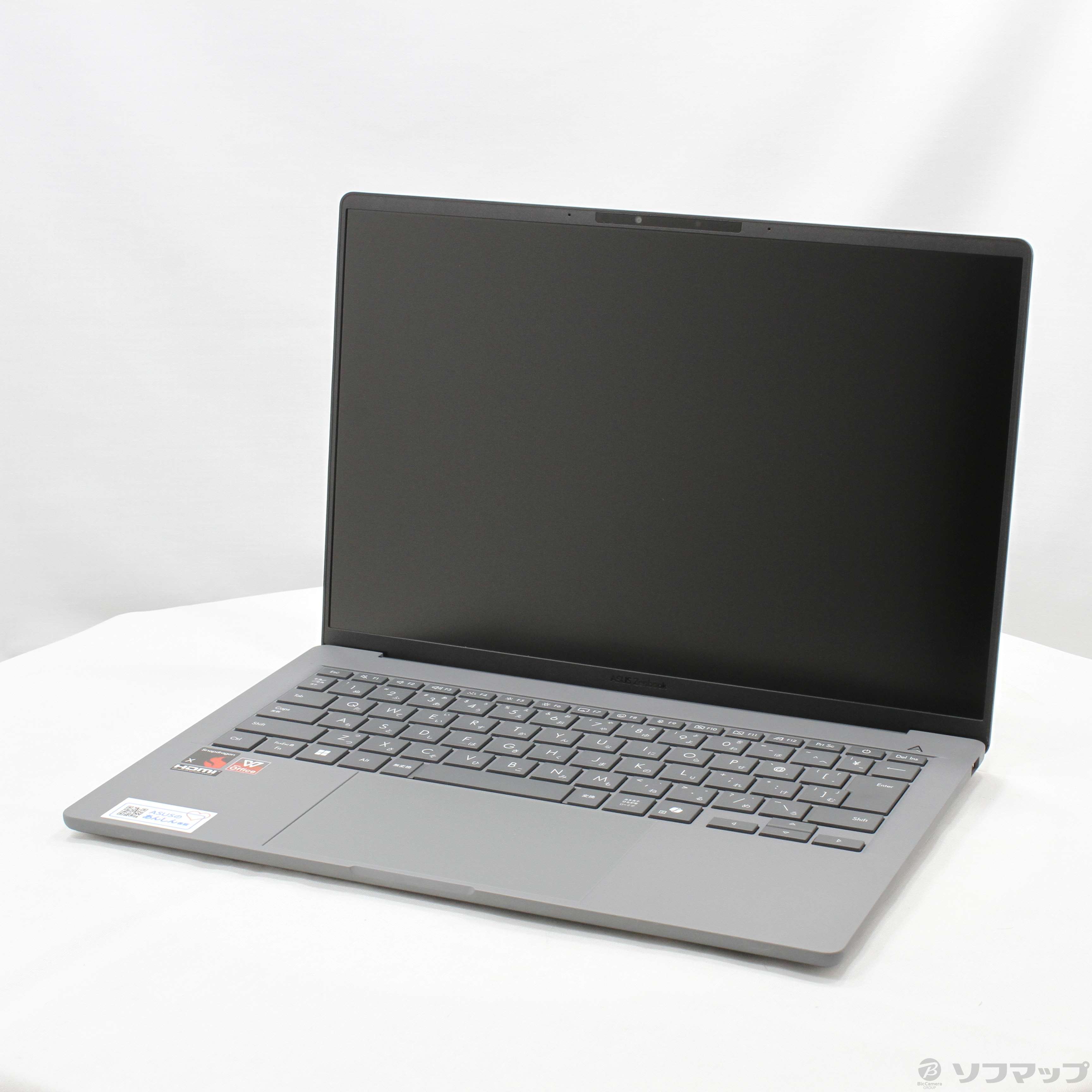 中古】Zenbook SORA UX3407QA UX3407QA-PU16548GRS アイスランドグレー