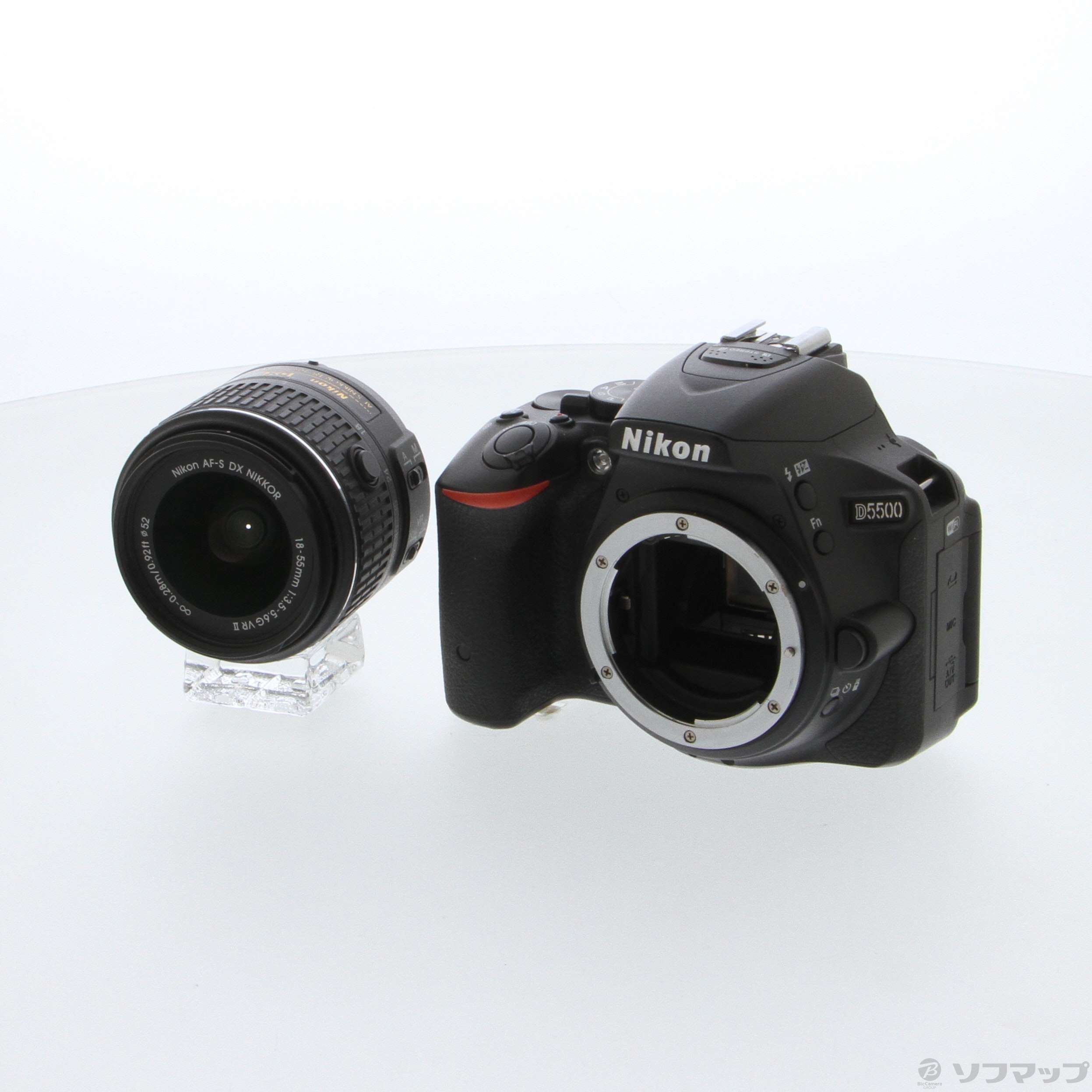 ★極上★ Nikon D5500 18-55mm VR ii 撮影 1537枚 ニコン D5500 18-55 VR II ﾚﾝｽﾞｷｯﾄ ﾌﾞﾗｯｸ【2416万画素