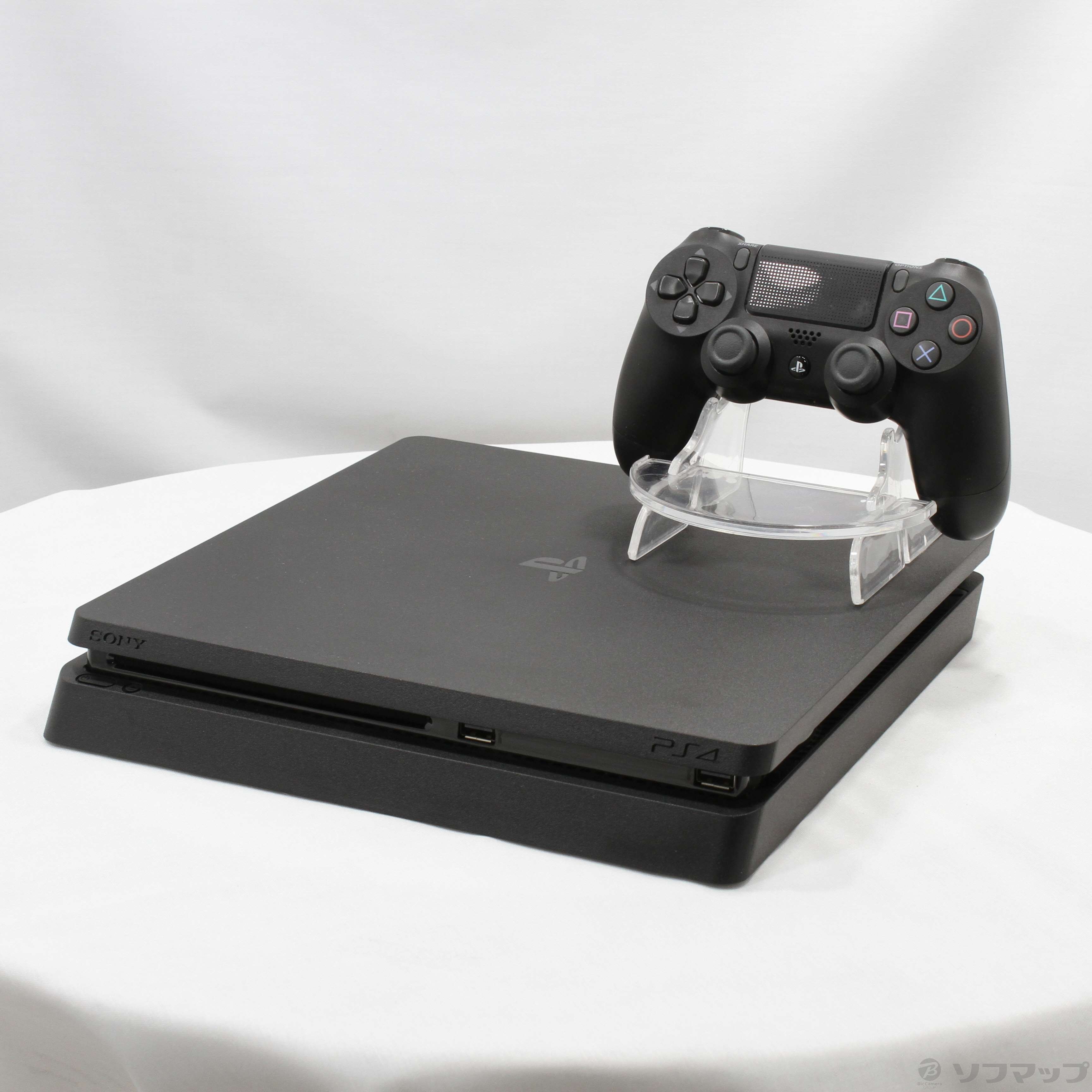 中古】PlayStation 4 ジェット・ブラック 500GB CUH-2200AB01