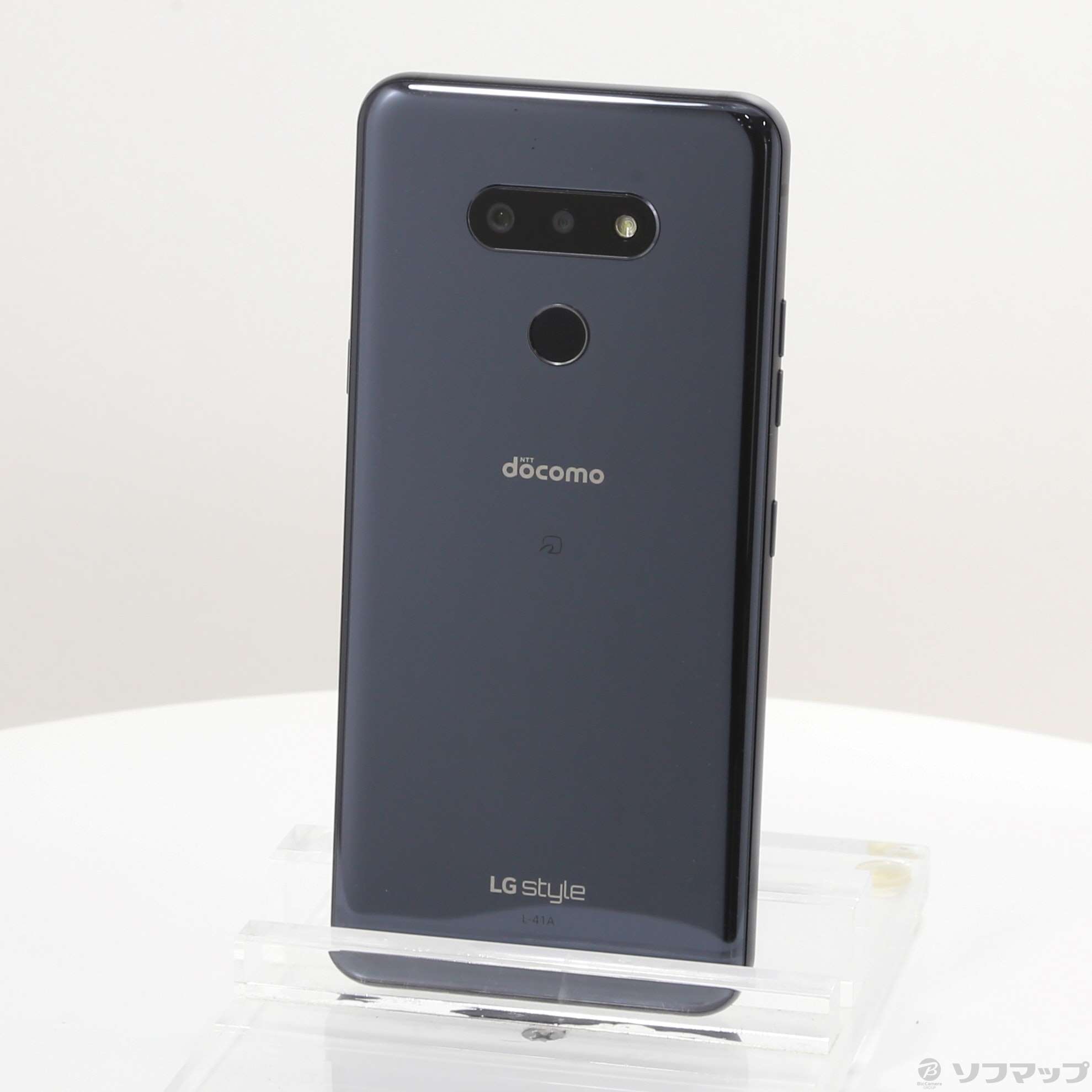 中古】LG style3 64GB ミラーブラック L-41A docomoロック解除